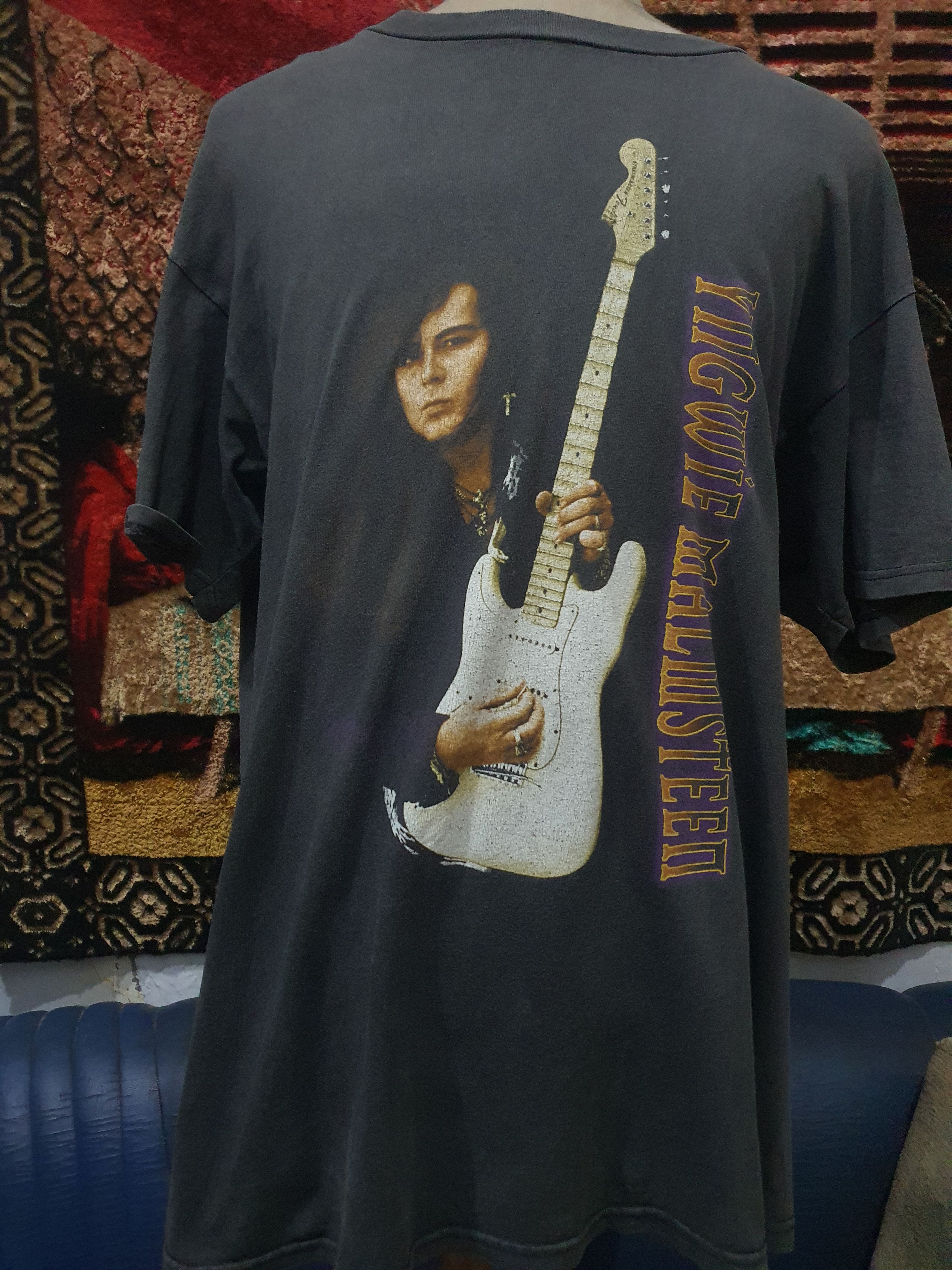 Band Tees 90s Yngwie Malmsteen tourshirt L XL Size US L / EU 52-54 / 3 - 2 Thumbnail