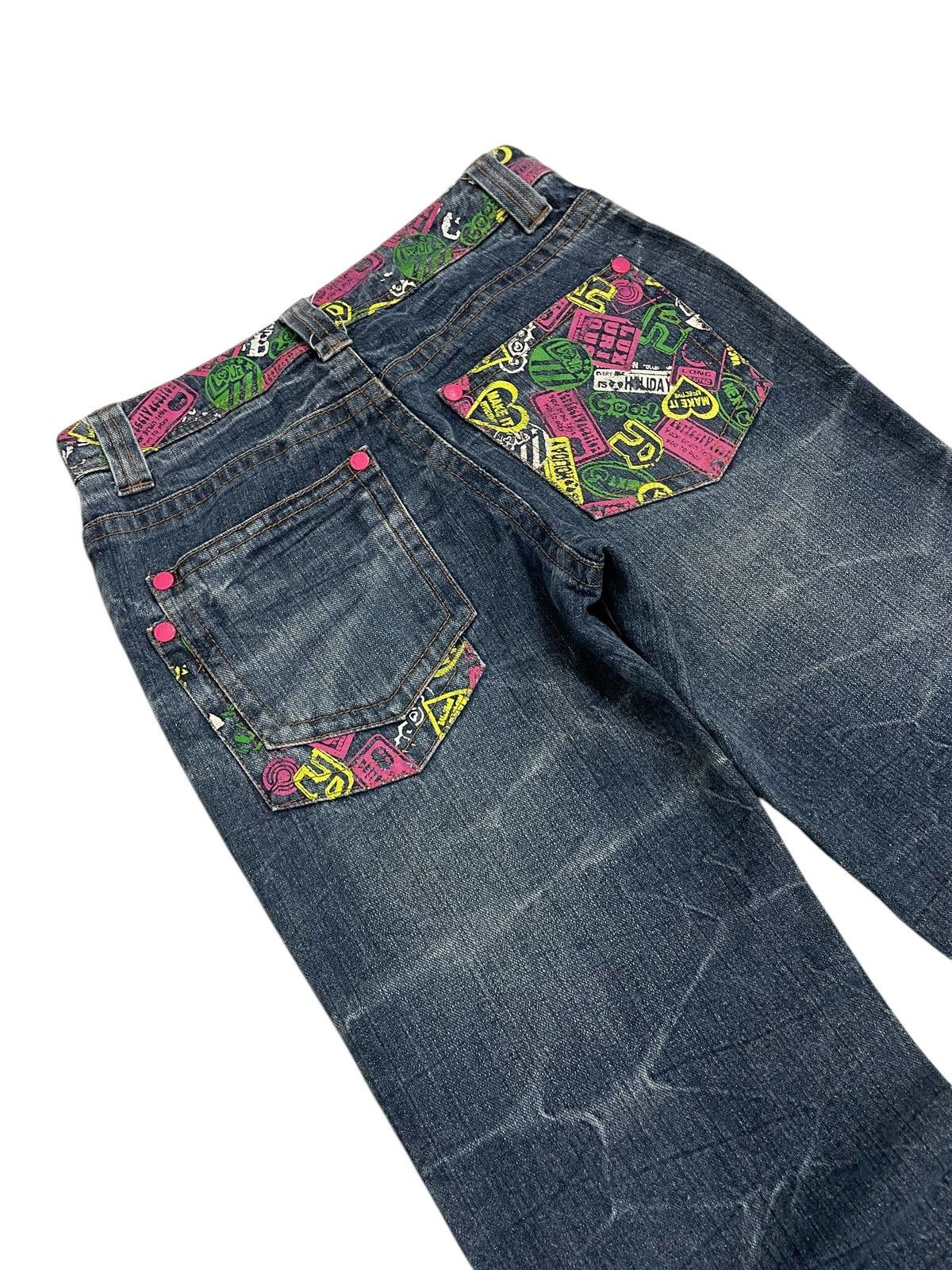 20471120 × Japanese Brand Petit Berry Graffiti Honeycomb Mark Art Clone Devgru Style Size US 28 / EU 44 - 12 Thumbnail