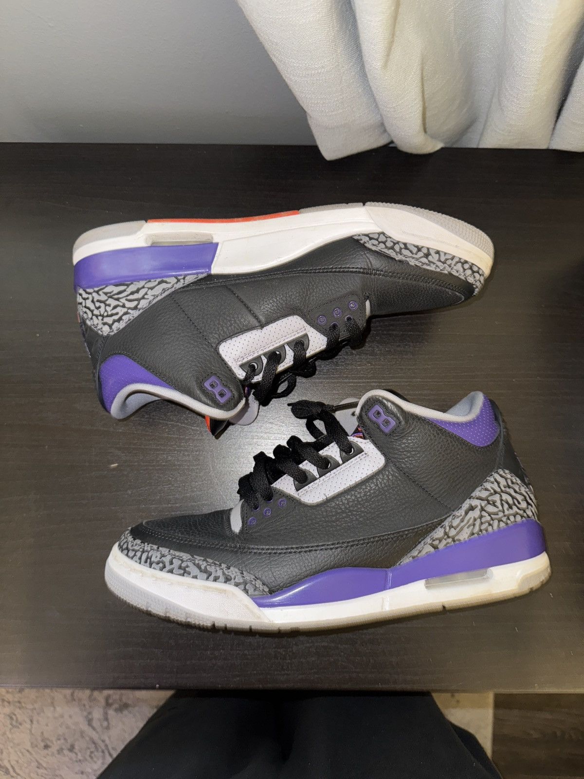 Jordan Brand × Nike Jordan 3 Court Purple Size US 11 / EU 44 - 6 Thumbnail