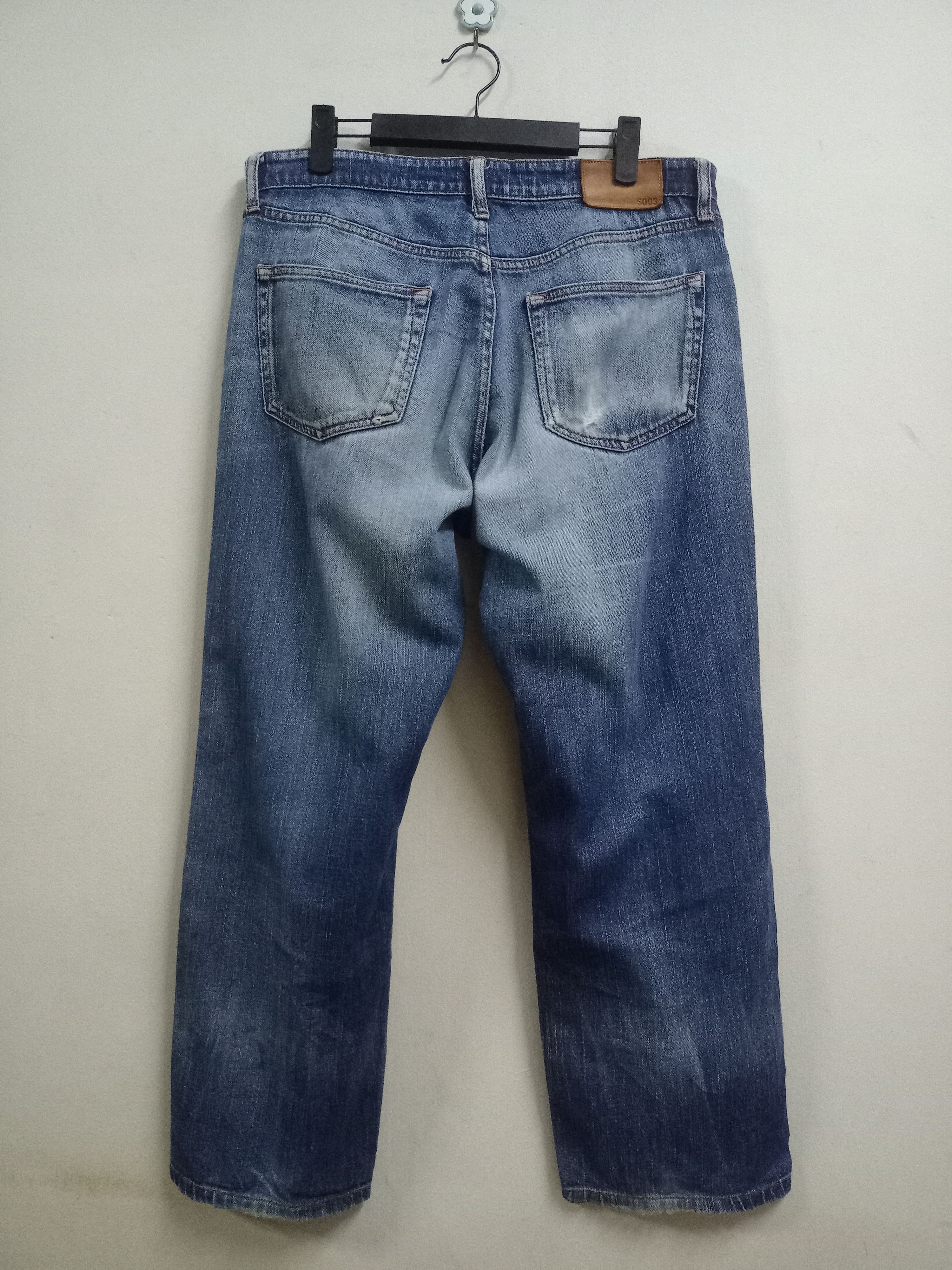 Japanese Brand × Uniqlo S003 Vintage Japanese Uniqlo Distressed Baggy Jeans Size US 34 / EU 50 - 2 Thumbnail