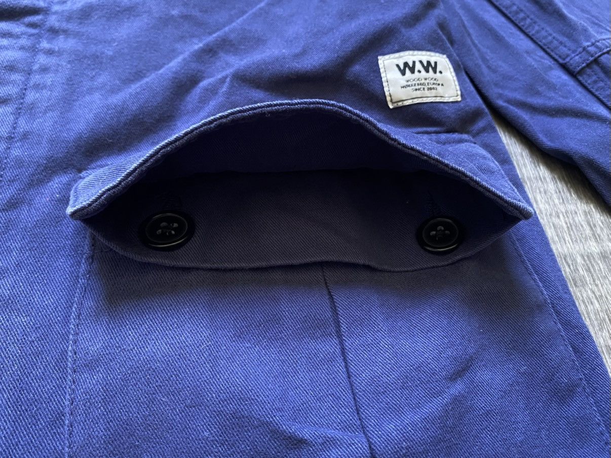 Wood Wood Unisex Wood Wood Blue M65 Field Jacket Parka Coat 4 Pocket Size US XS / EU 42 / 0 - 12 Thumbnail