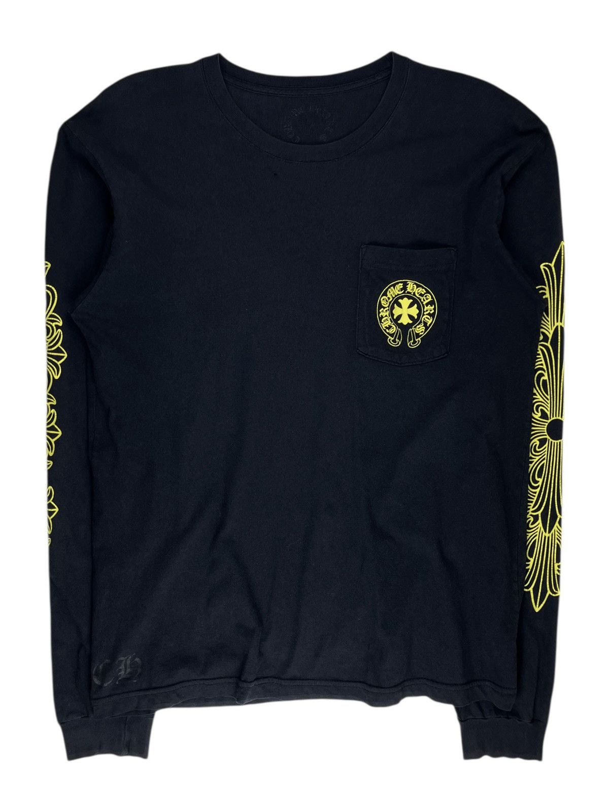 Chrome Hearts Chrome Hearts Cross Floral Sleeve Chart Longsleeve Tshirt Size US L / EU 52-54 / 3 - 2 Thumbnail