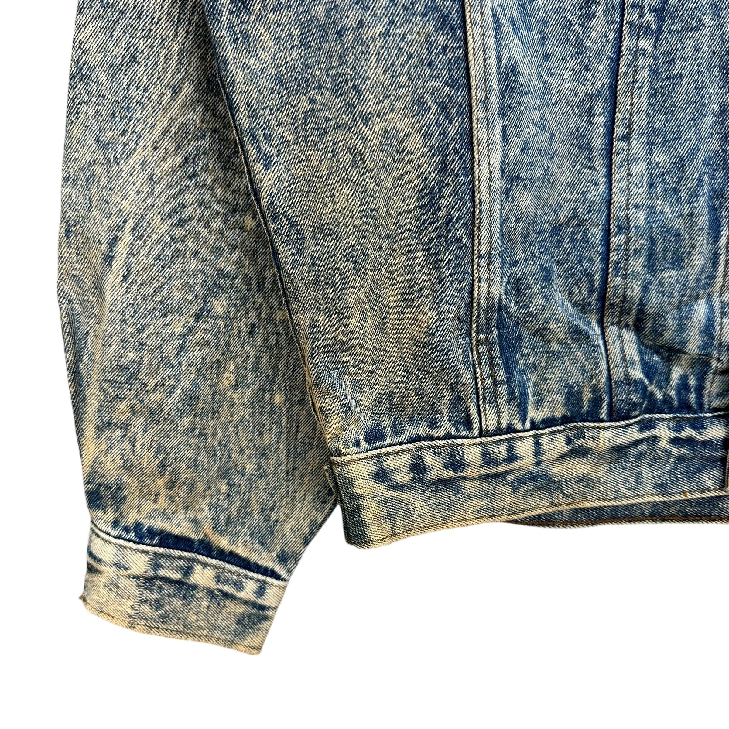 Vintage BRIGHT LIGHTS Washed Denim Jacket #A52-1203 Size US M / EU 48-50 / 2 - 5 Thumbnail