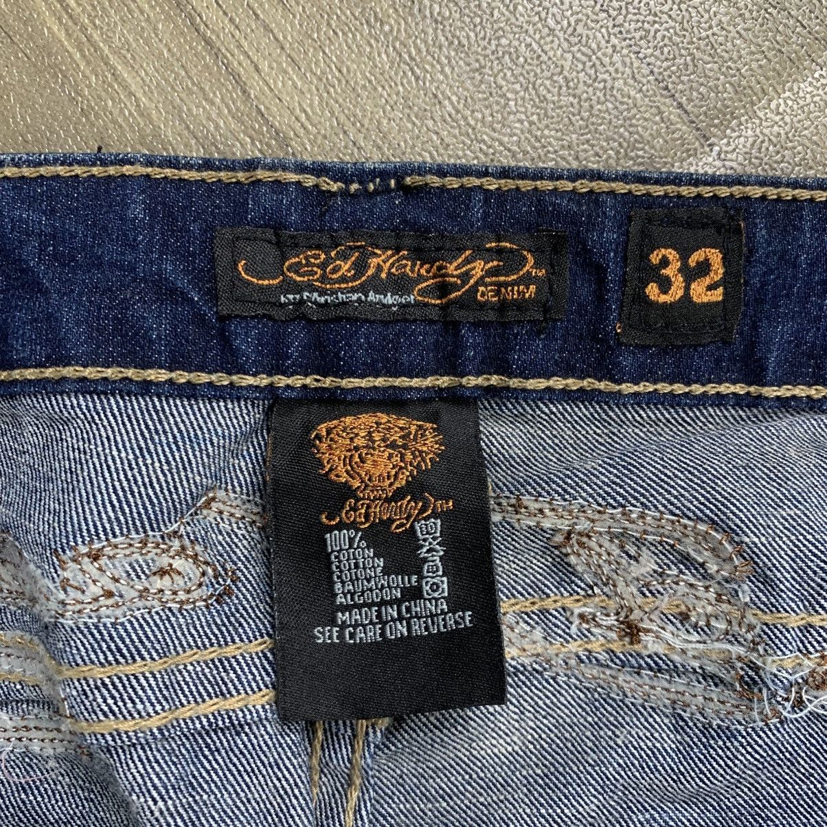 Ed Hardy 2000’s Ed Hardy Christian Audiger Denim Pants Size US 32 / EU 48 - 11 Thumbnail