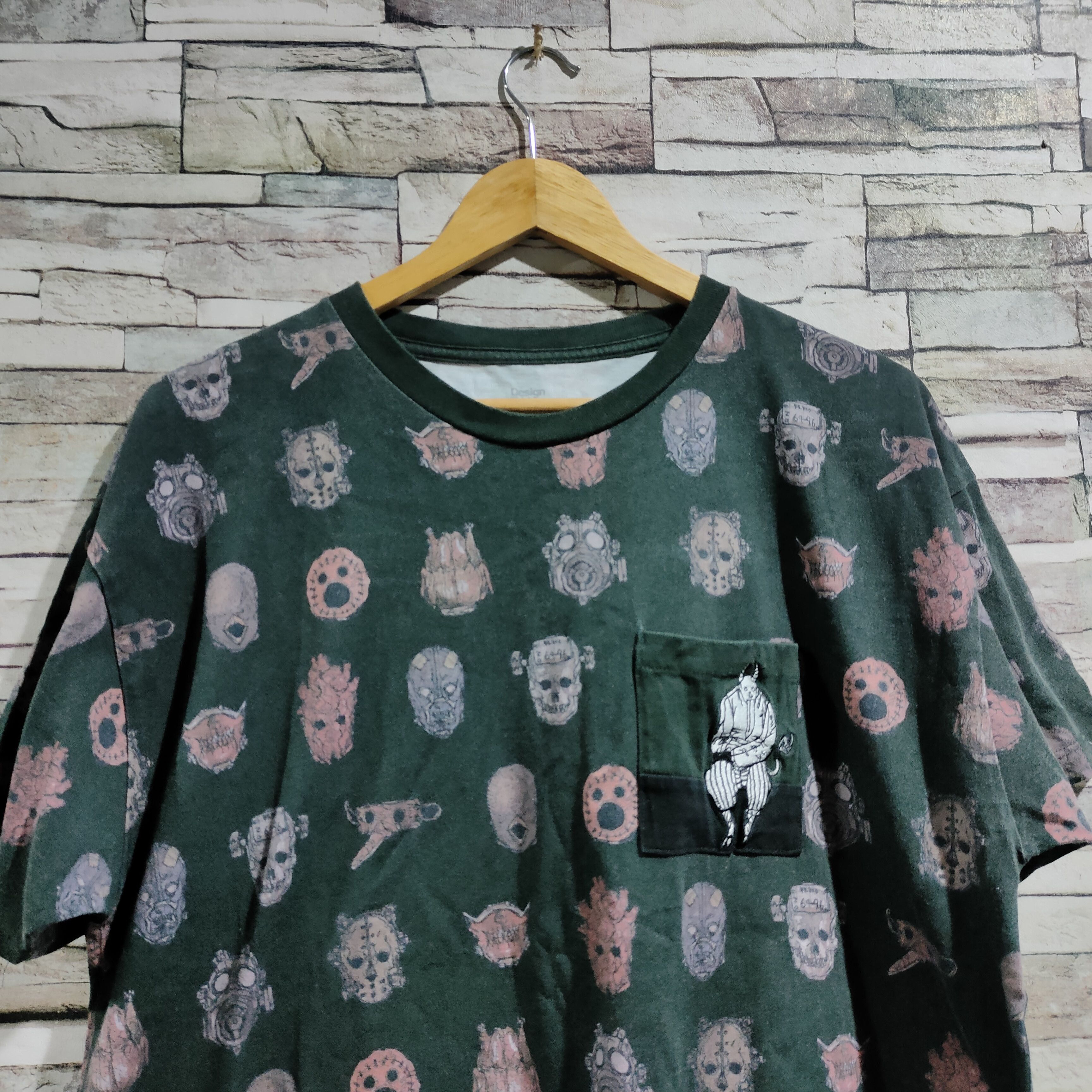 Anime × Cartoon Network × Japanese Brand Anime Dorohedoro Full Print pocket tee Size US M / EU 48-50 / 2 - 1 Thumbnail