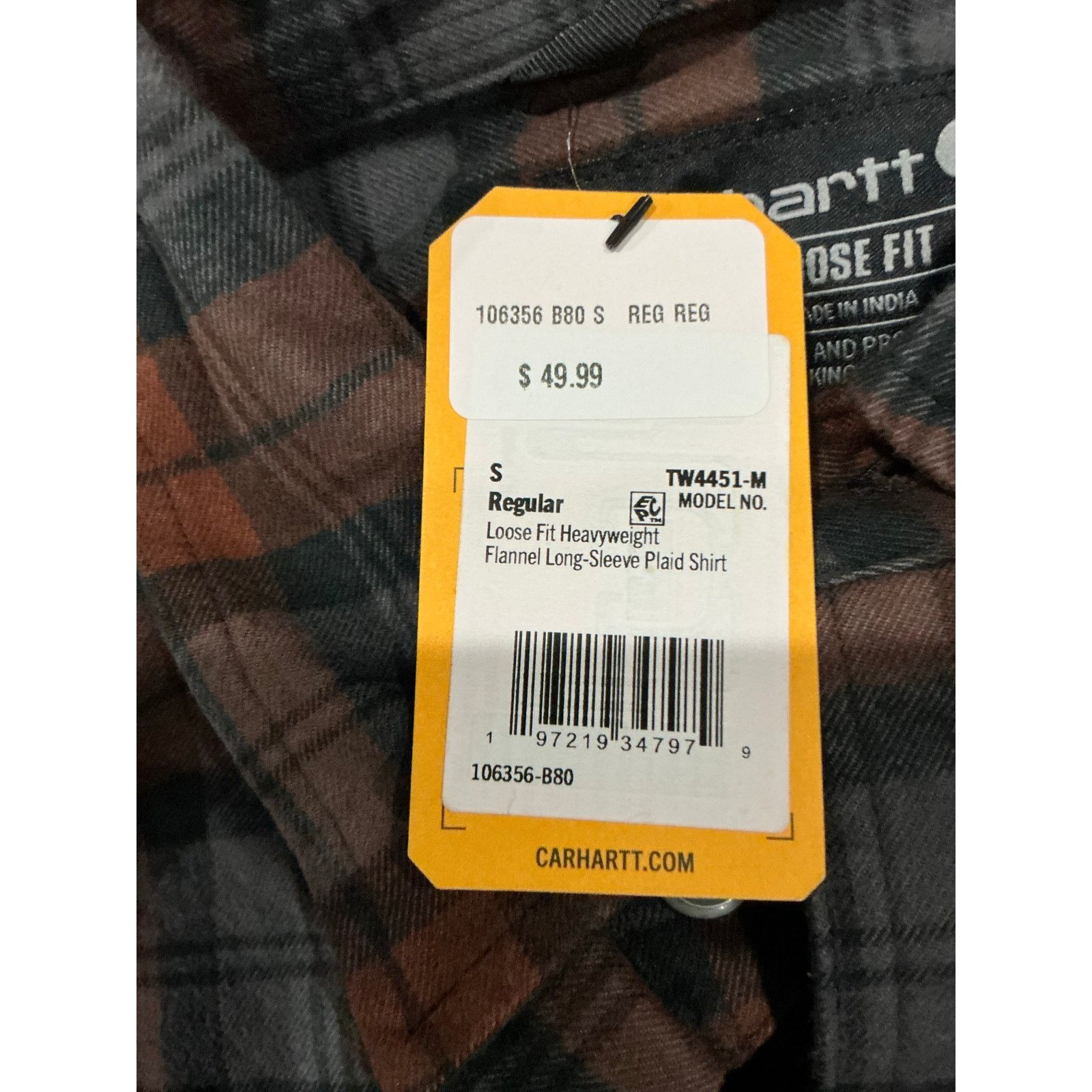 Carhartt Carhartt Loose Fit Heavyweight Flannel L/S NWT Size Small Size US S / EU 44-46 / 1 - 1 Thumbnail