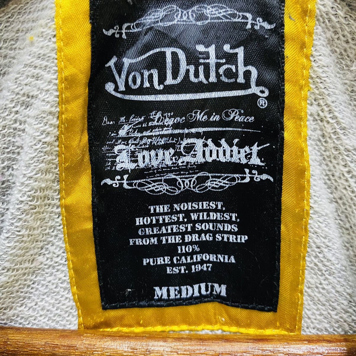 Von Dutch Vintage Von Dutch Zip Up Boxy Hoodie Grey Heather Size M Size US M / EU 48-50 / 2 - 8 Thumbnail