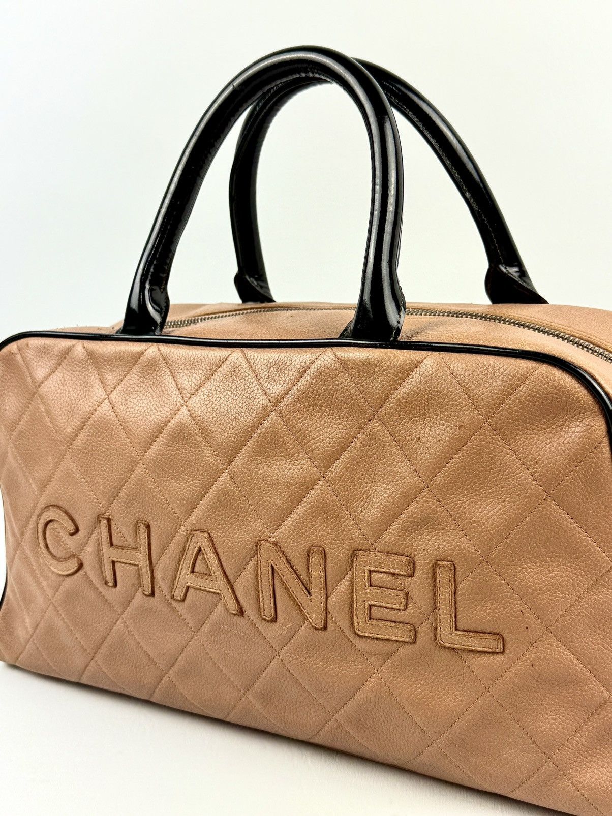 Chanel Chanel - 2002 - Caviar - Matelassé - Bowling Bag Size ONE SIZE - 6 Thumbnail