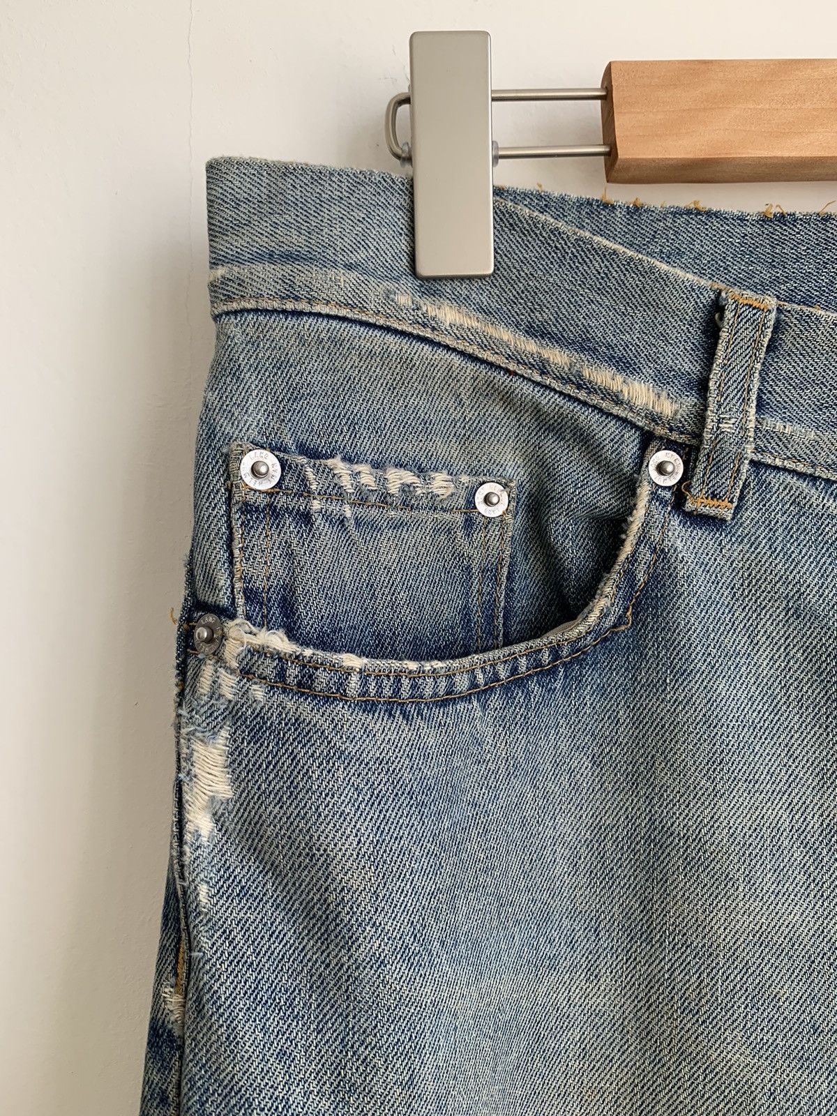 Vintage Helmut Lang Low Waist Contour Fit Denim Jeans
