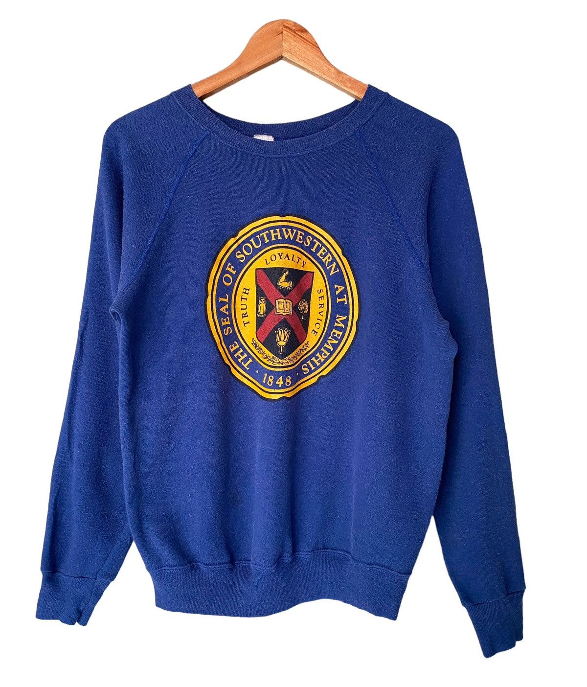 Vintage Vintage 1948 The Seal Of Southwestern At Memphis Sweatshirt Size US M / EU 48-50 / 2 - 1 Thumbnail