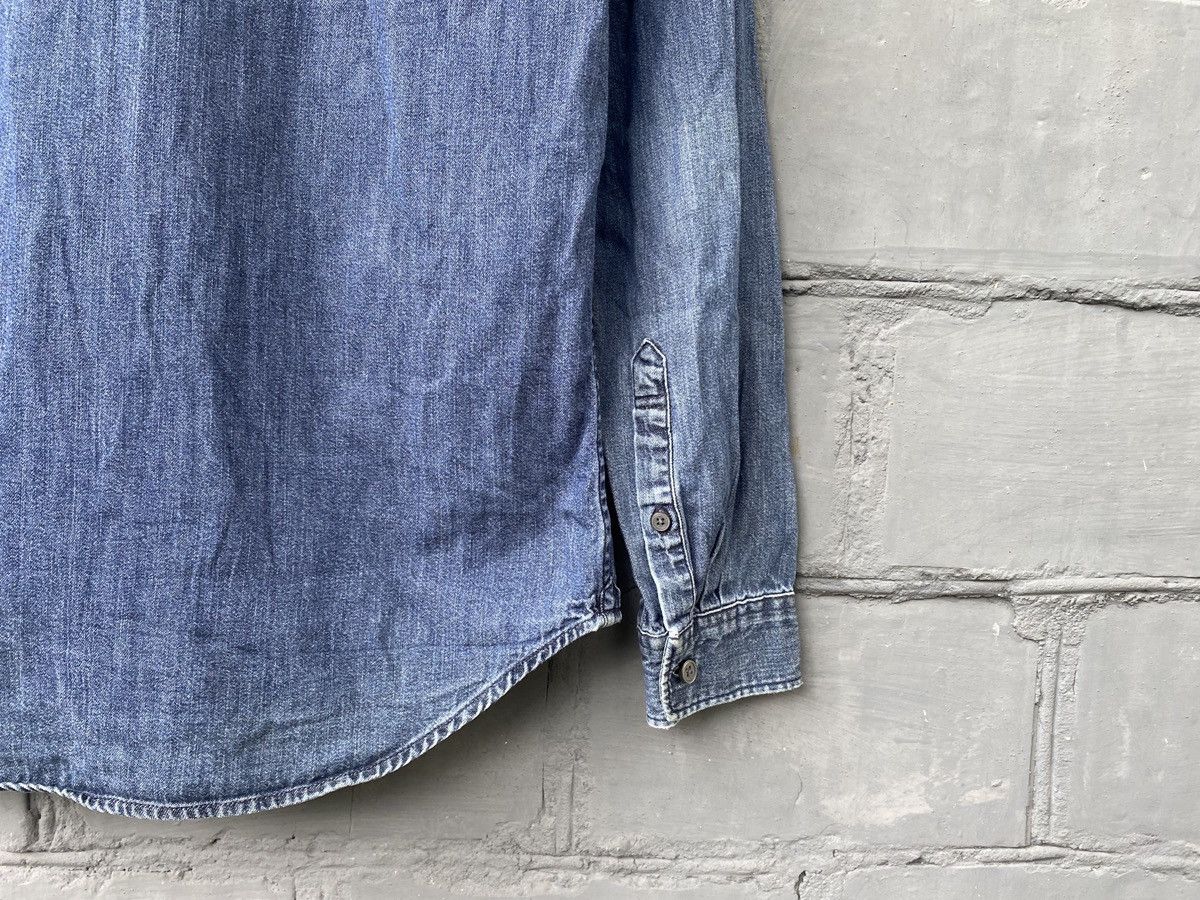 Uniqlo Uniqlo Denim Long Sleeve Shirt Single Pocket Size US XS / EU 42 / 0 - 8 Thumbnail