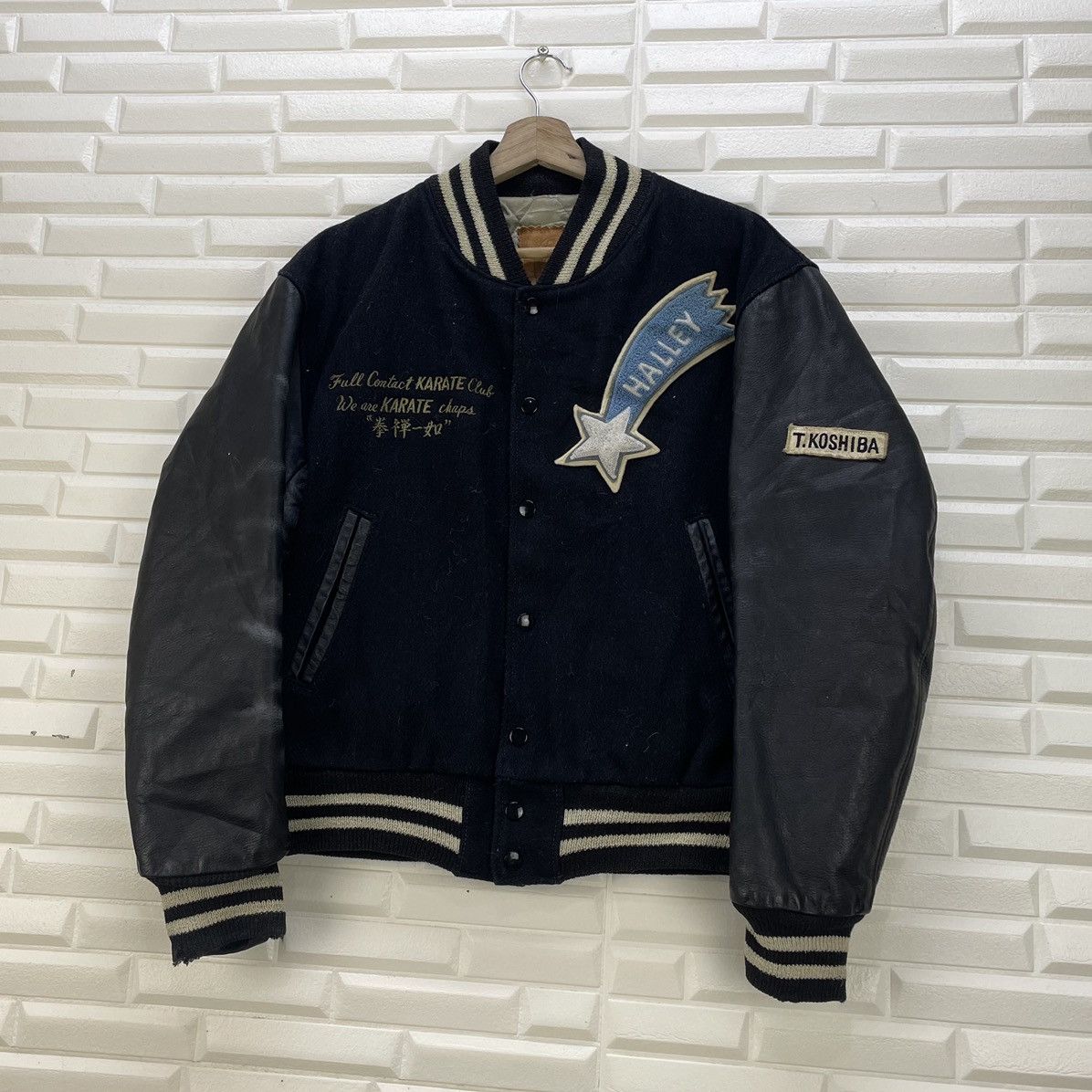 Vintage Rare Golden Bear Varsity Letterman Jacket Size US M / EU 48-50 / 2 - 2 Thumbnail
