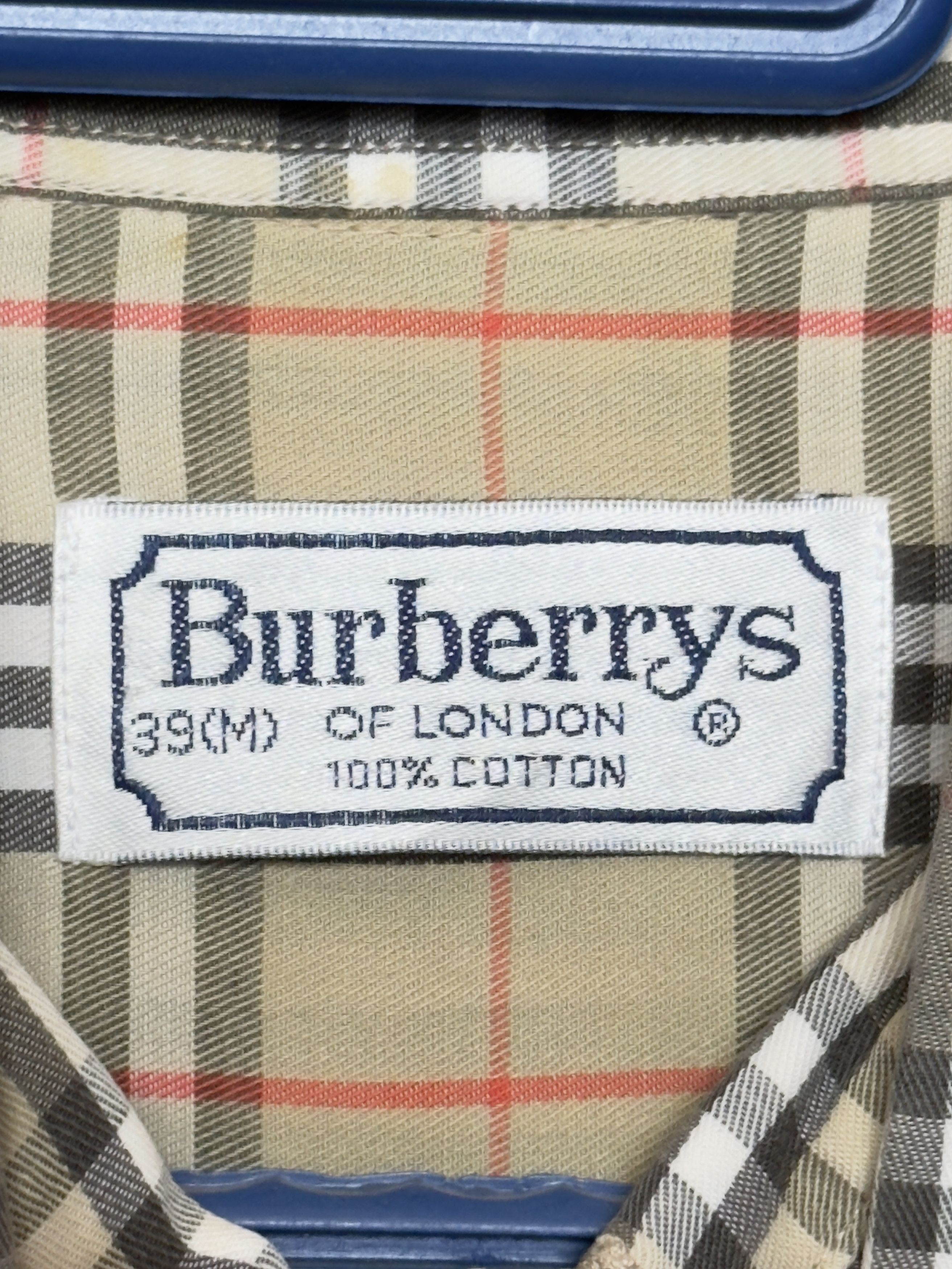 Burberry 🔥 Burberry shirt cotton novacheck size L france Size US L / EU 52-54 / 3 - 7 Thumbnail