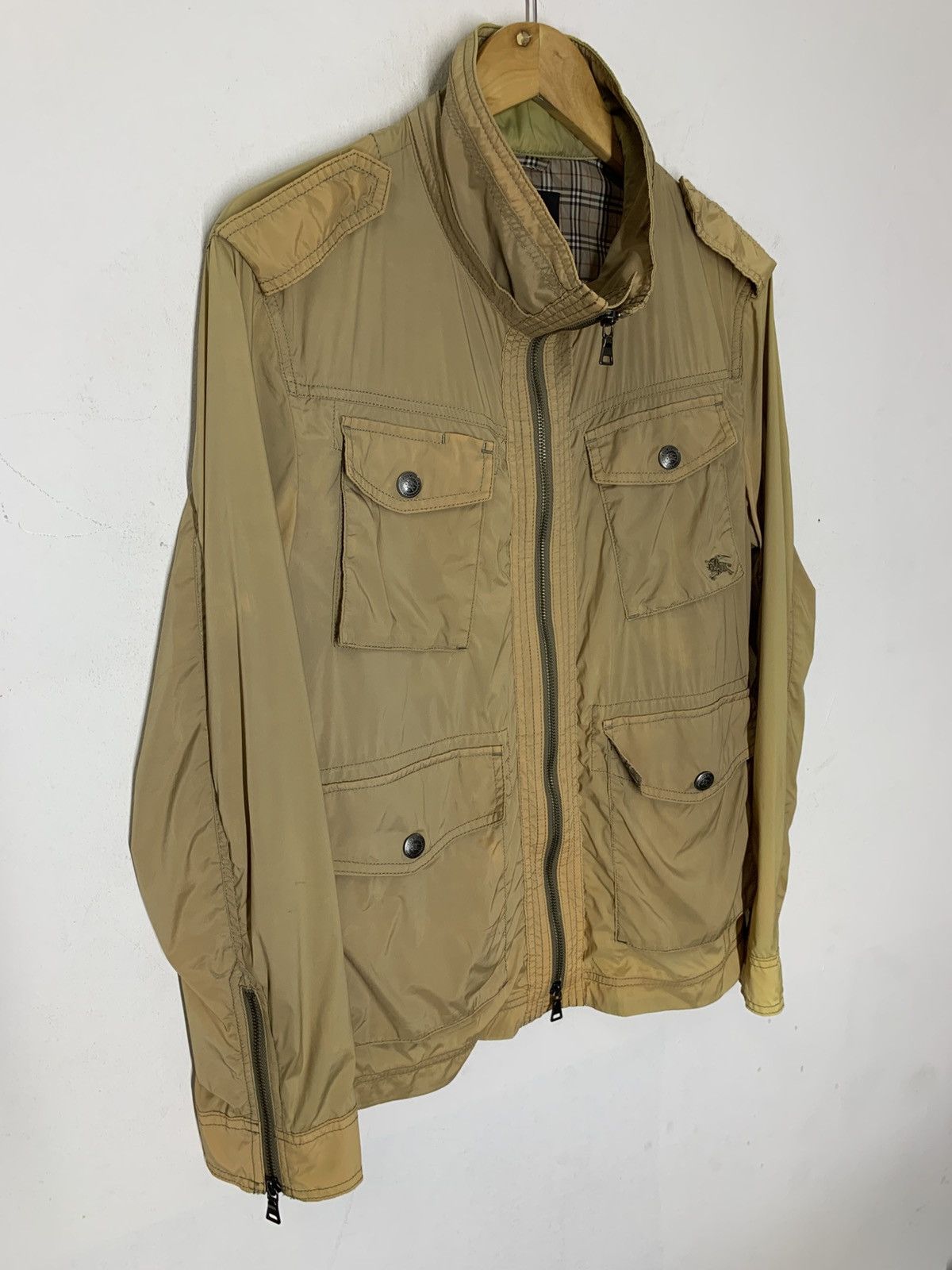 Burberry Burbbery Black Label Japan Sun Faded Light Jacket Size US M / EU 48-50 / 2 - 4 Thumbnail