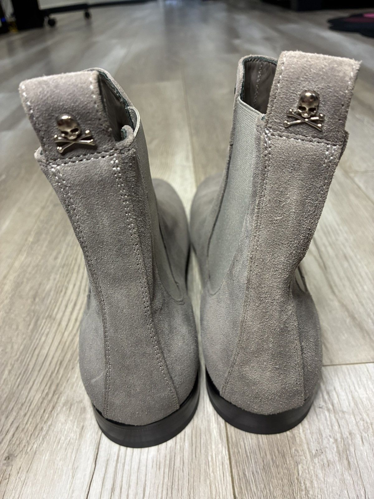Philipp Plein Philipp Plein Chelsea Grey Boots Low Flat Size US 10 / EU 43 - 4 Thumbnail
