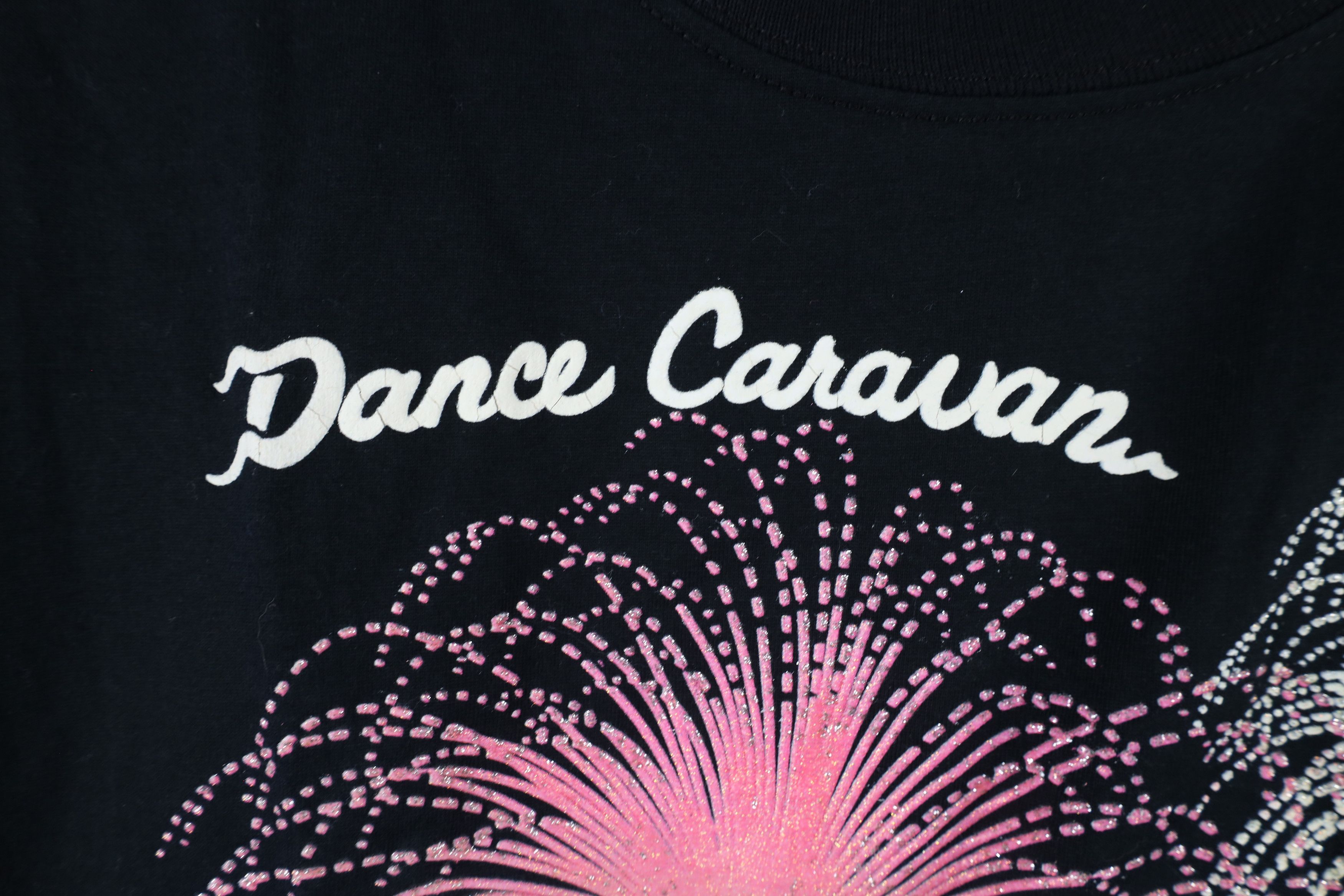 Vintage Vintage 90s Streetwear Dance Caravan T-Shirt Black USA Size XL / US 12-14 / IT 48-50 - 4 Thumbnail