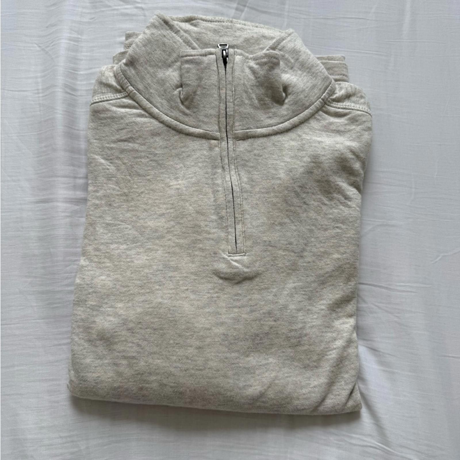 J.Crew J.Crew Heather Gray Quarter-Zip Size US M / EU 48-50 / 2 - 3 Thumbnail