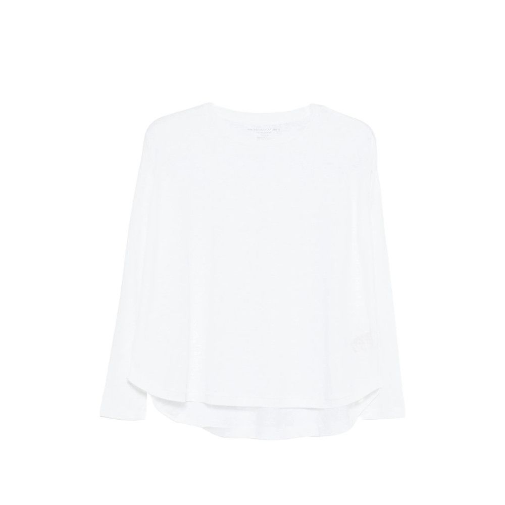 MAJESTIC FILATURES Majestic Filatures WHITE Tops - T-shirts & Jerseys Size XS / US 0-2 / IT 36-38 - 1 Thumbnail