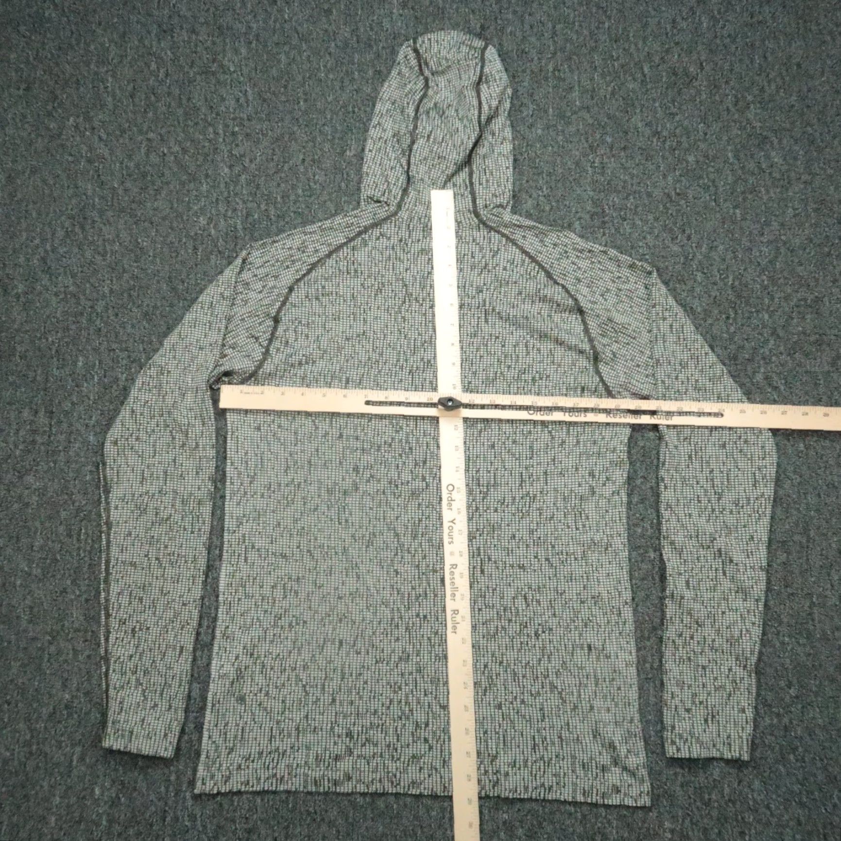 Lululemon Lululemon Hoodie Men M Gray Black Metal Vent Tech Pullover Long Sleeve Size US M / EU 48-50 / 2 - 4 Thumbnail