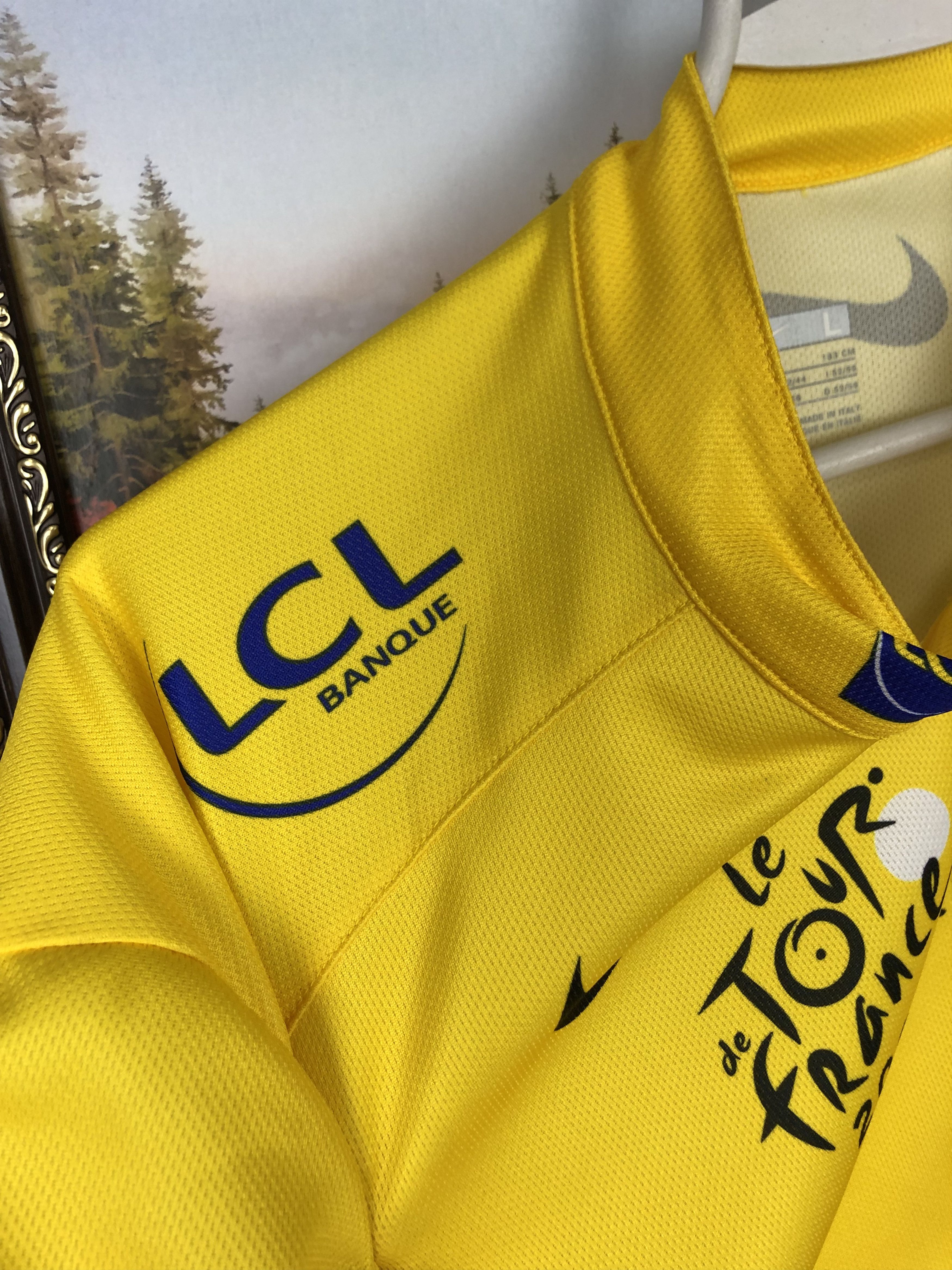 Nike Vintage Nike Banque Cycling Shirt Tour de France 2007 Jersey Size US L / EU 52-54 / 3 - 4 Thumbnail