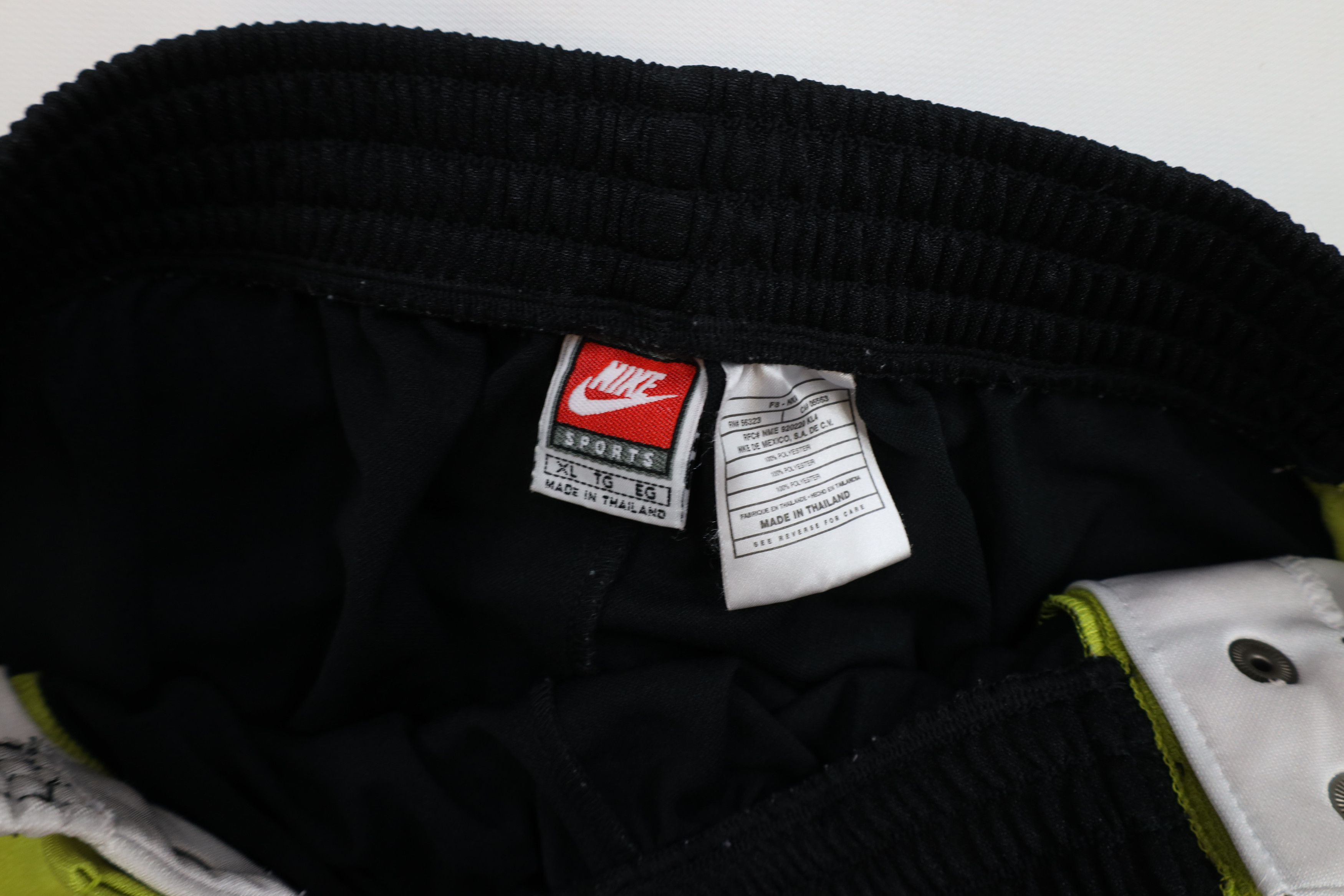 Nike × Vintage Vintage 90s Nike Basketball Swoosh Wide Leg Tearaway Pants Size US 38 / EU 54 - 6 Thumbnail
