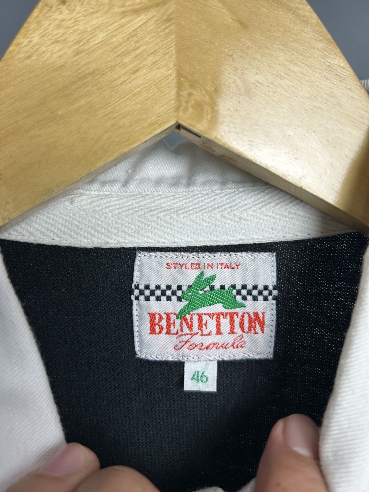 Benetton Vintage Benetton Formula 1 Pitstop Crew made-in italy Size US L / EU 52-54 / 3 - 4 Thumbnail
