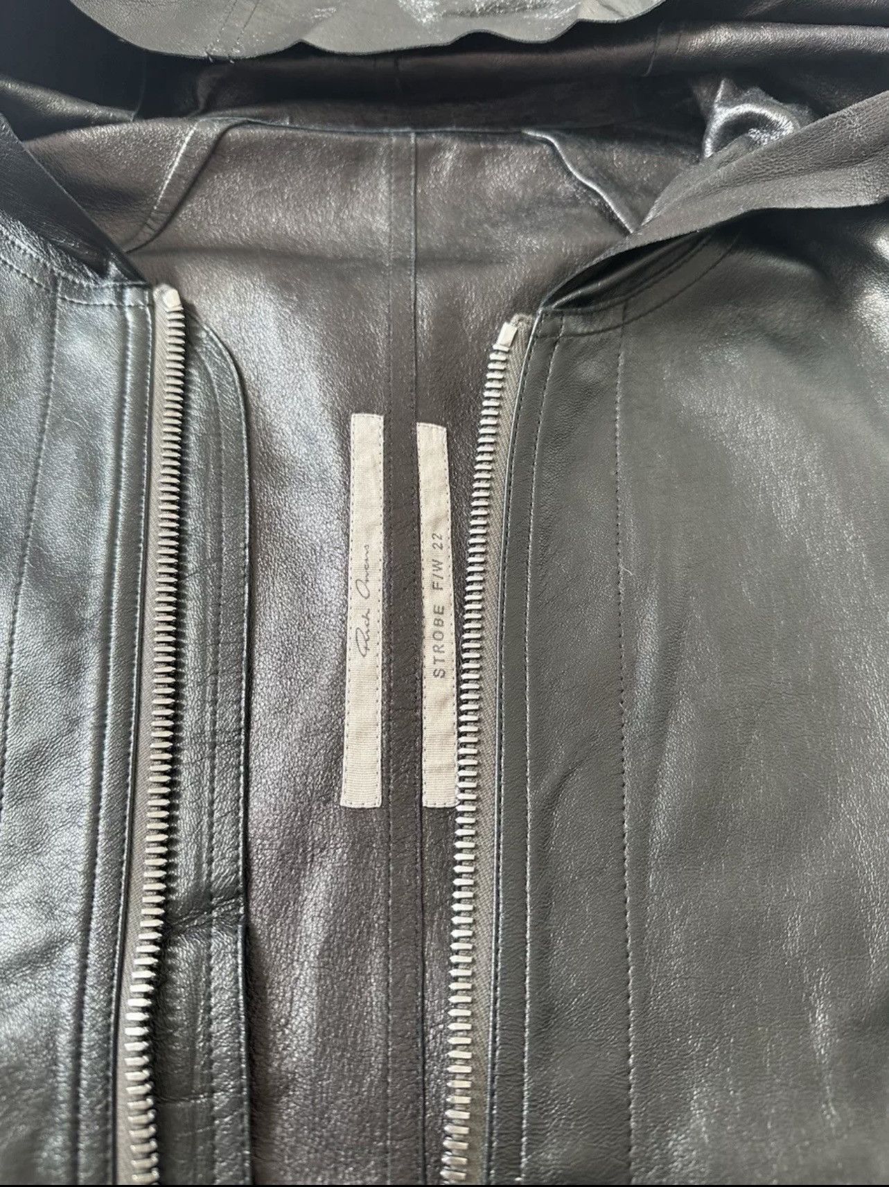 Rick Owens RARE🔥🔥🔥Rick Owen Genuine Lambskin Jacket Size US XS / EU 42 / 0 - 4 Thumbnail