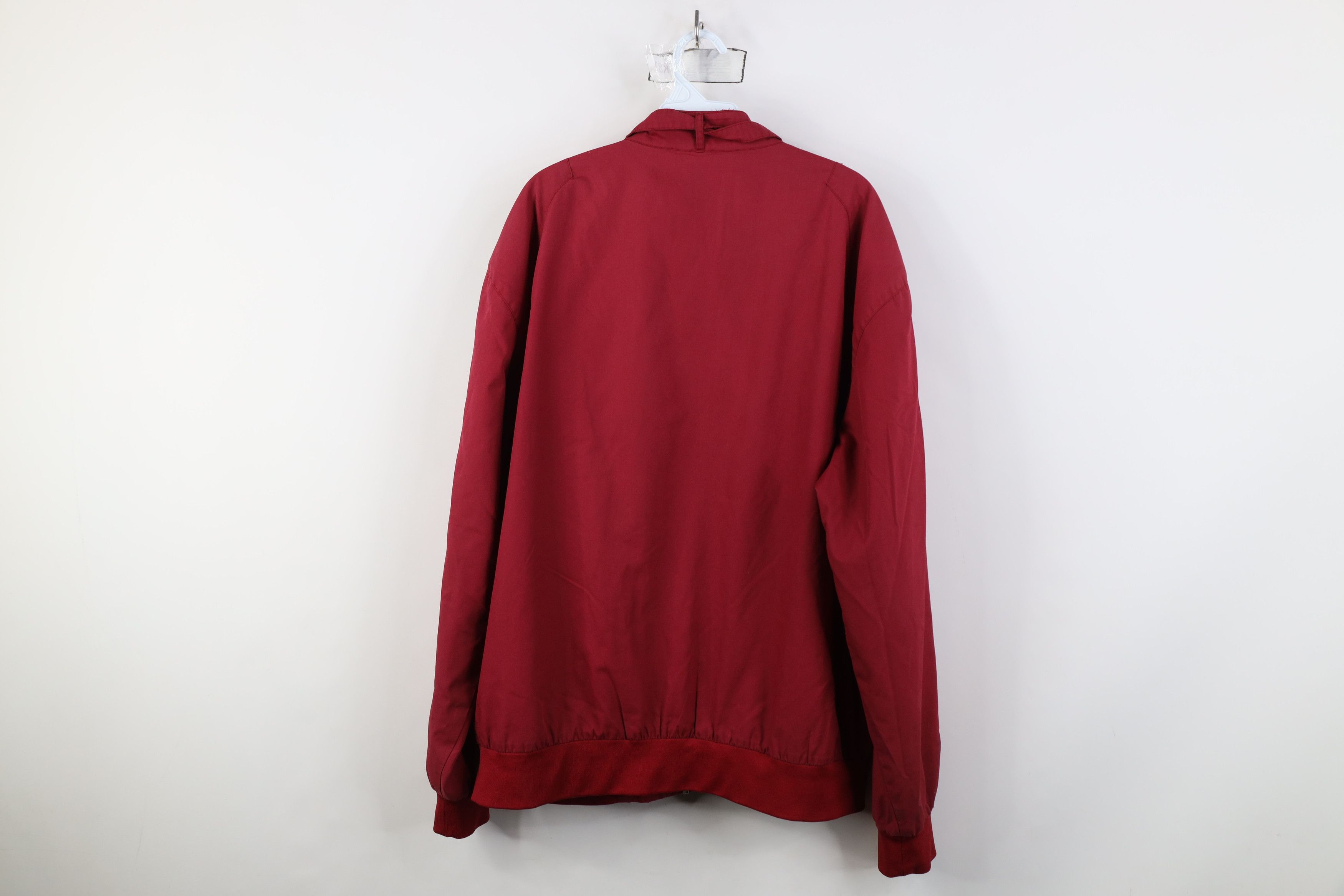 Vintage Vintage 90s Streetwear Full Zip Cafe Racer Bomber Jacket Red Size US L / EU 52-54 / 3 - 13 Thumbnail