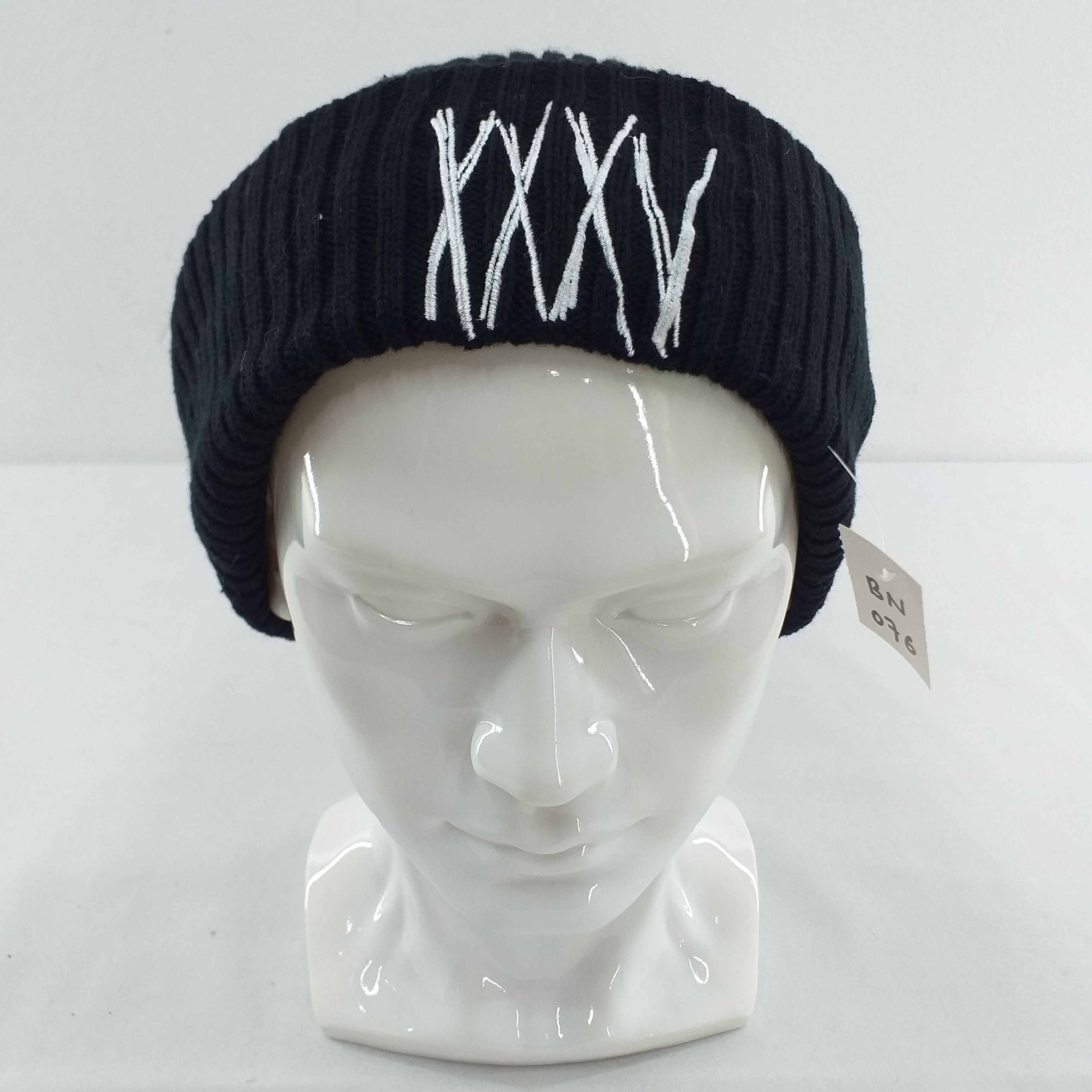 Japanese Brand XXXV Embroidery Snow Cap Hat Beanie -BN076 Size ONE SIZE - 1 Thumbnail