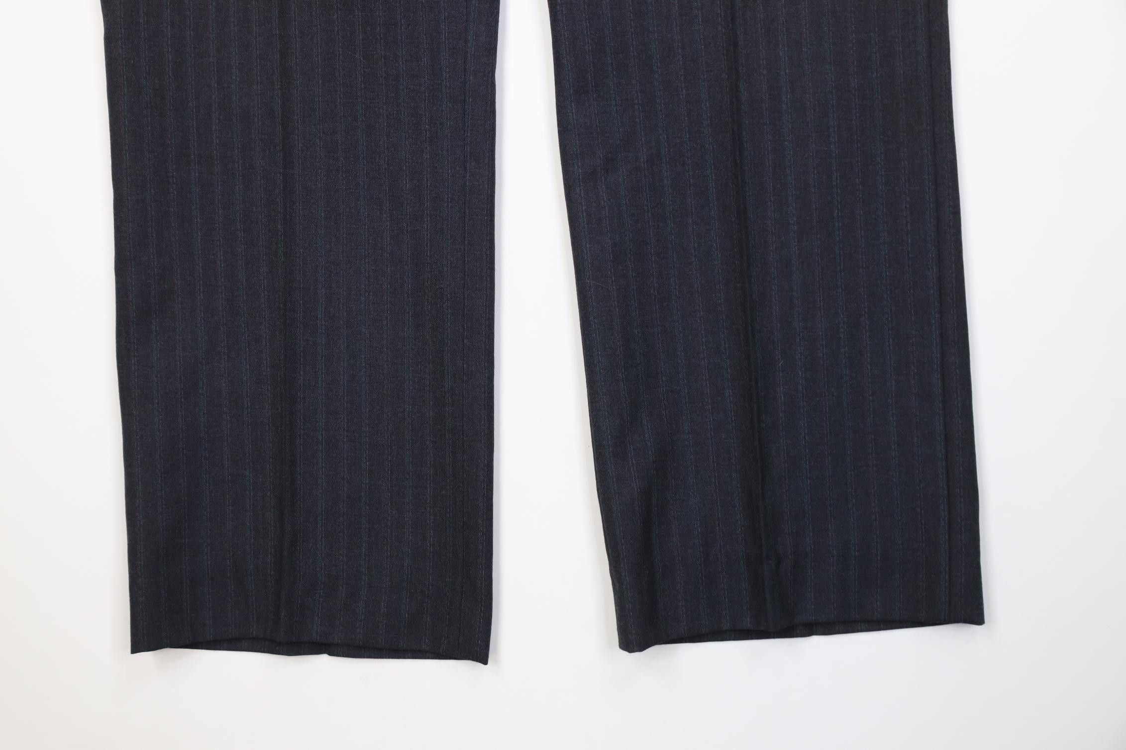 Vintage Vintage 70s Streetwear Knit Striped Bell Bottoms Chino Pants Size US 38 / EU 54 - 4 Thumbnail