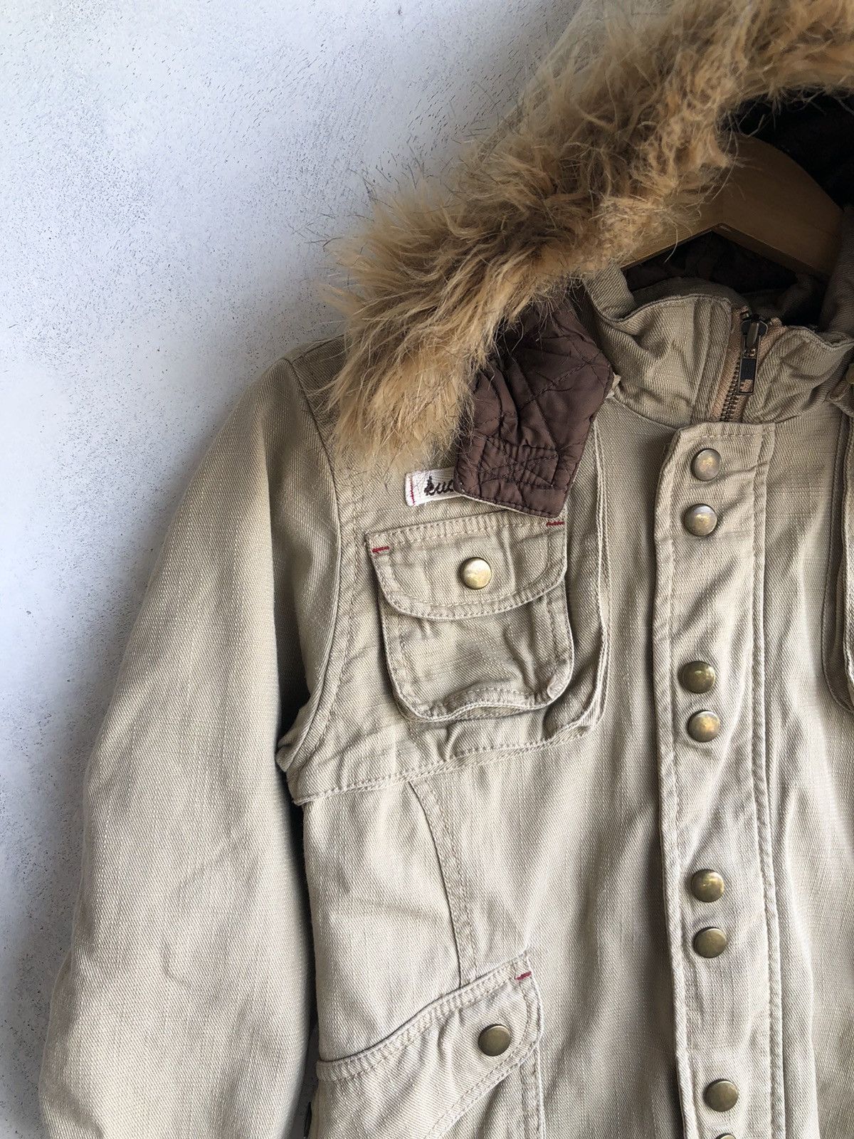 If Six Was Nine × Japanese Brand × Le Grande Bleu (L.G.B.) STUDDED DISTRESSED BUCKARO FAUX FUR HOODIE LGB STYLE Size US S / EU 44-46 / 1 - 4 Thumbnail