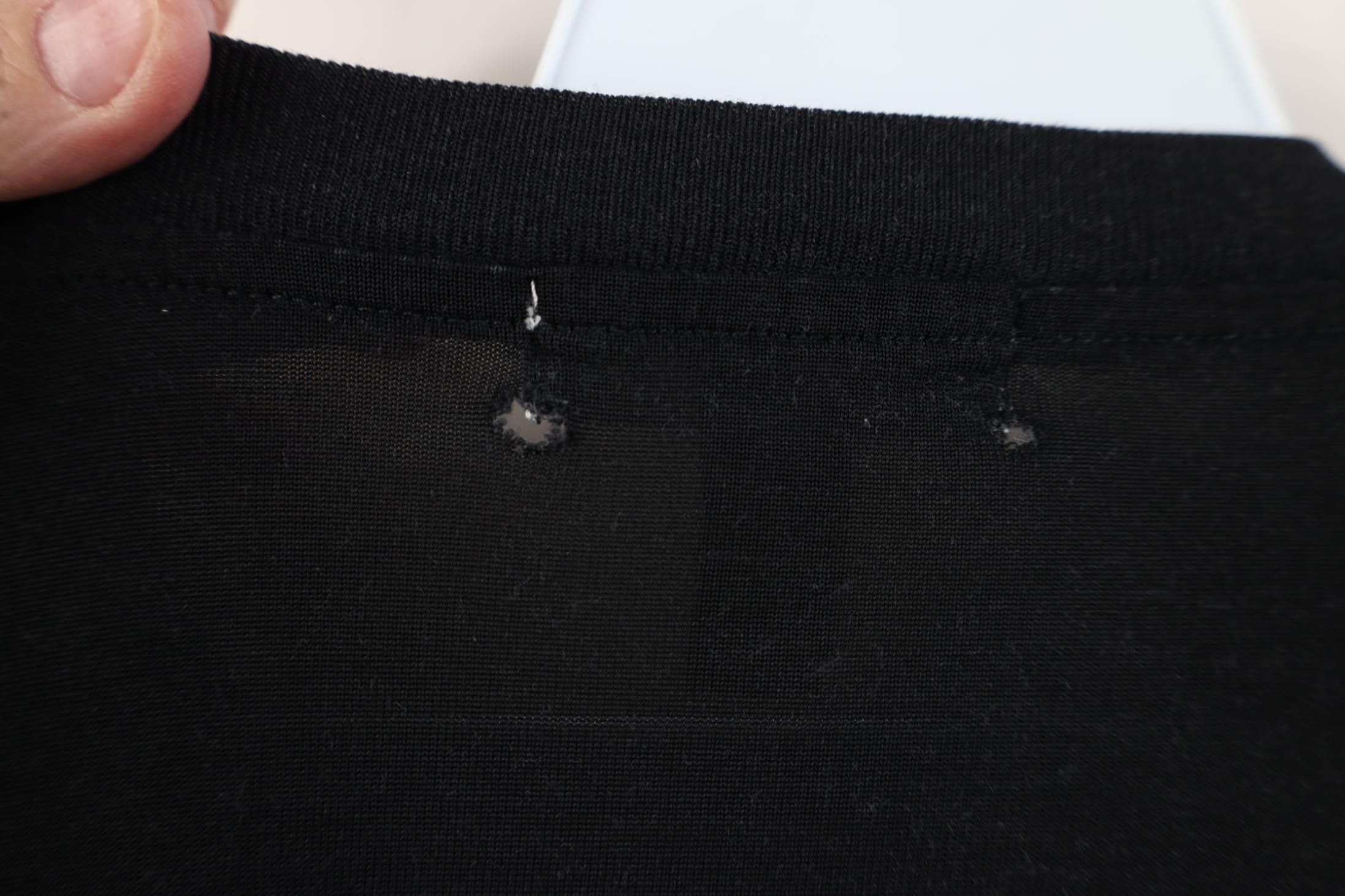 Vintage Vintage 90s Streetwear Gabardine Blend Knit Blank T-Shirt Size US M / EU 48-50 / 2 - 8 Thumbnail