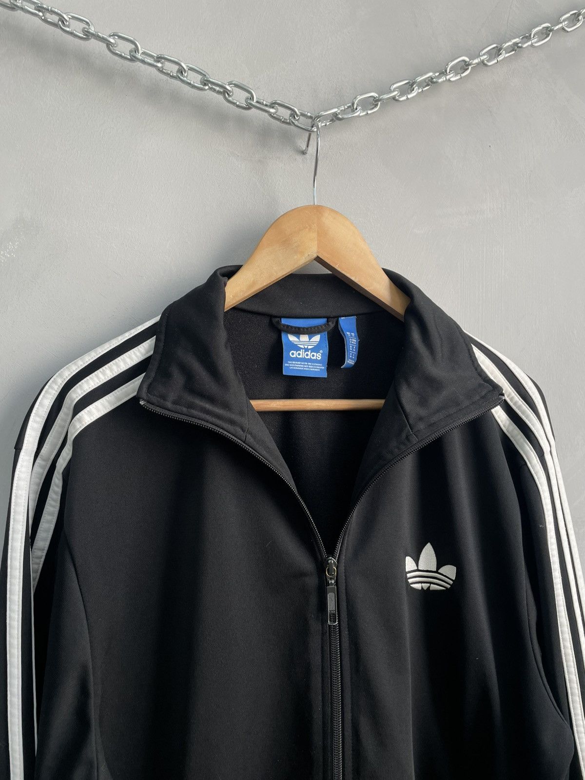 Adidas Adidas original stripped zip sweatshirt hype y2k Size US L / EU 52-54 / 3 - 6 Thumbnail