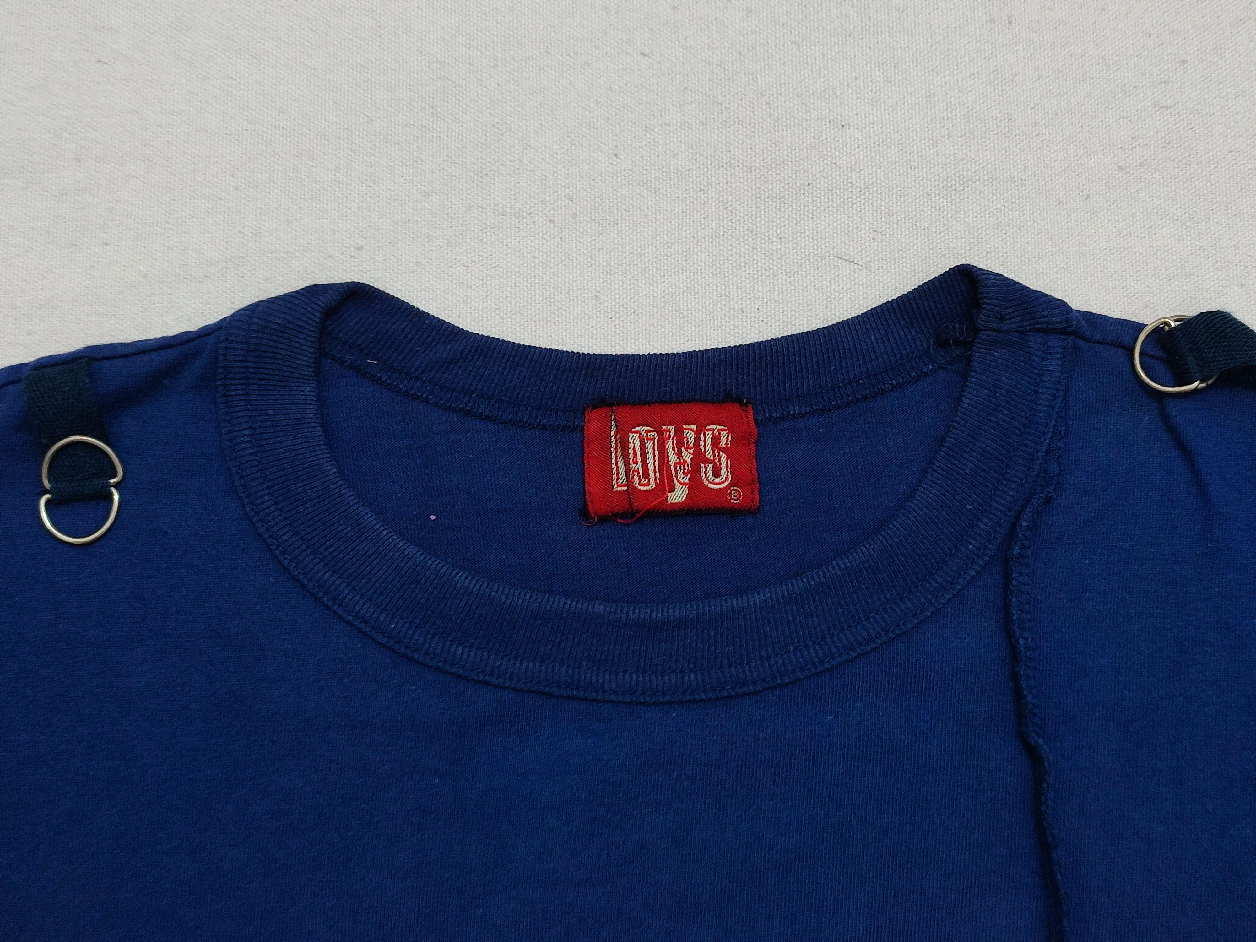 Japanese Brand × Vintage Vintage 1990s Boys Seditionaries Bondage Multizipper Tee Size US M / EU 48-50 / 2 - 6 Thumbnail