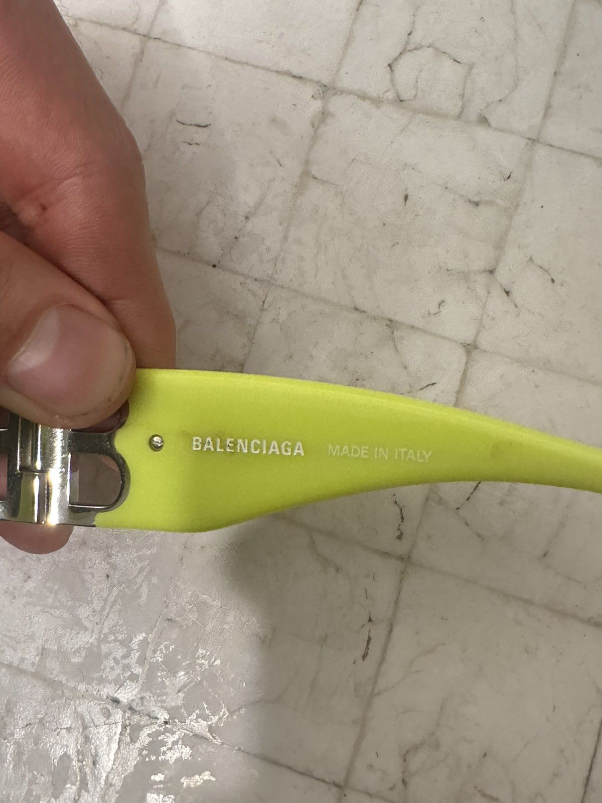 Balenciaga Blending rectangle sunglasses Size ONE SIZE - 4 Thumbnail