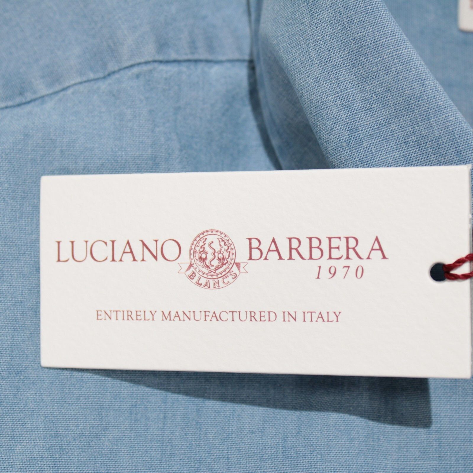 Luciano Barbera Luciano Barbera New with tags Shirt Size M US In Blue Size US M / EU 48-50 / 2 - 2 Thumbnail
