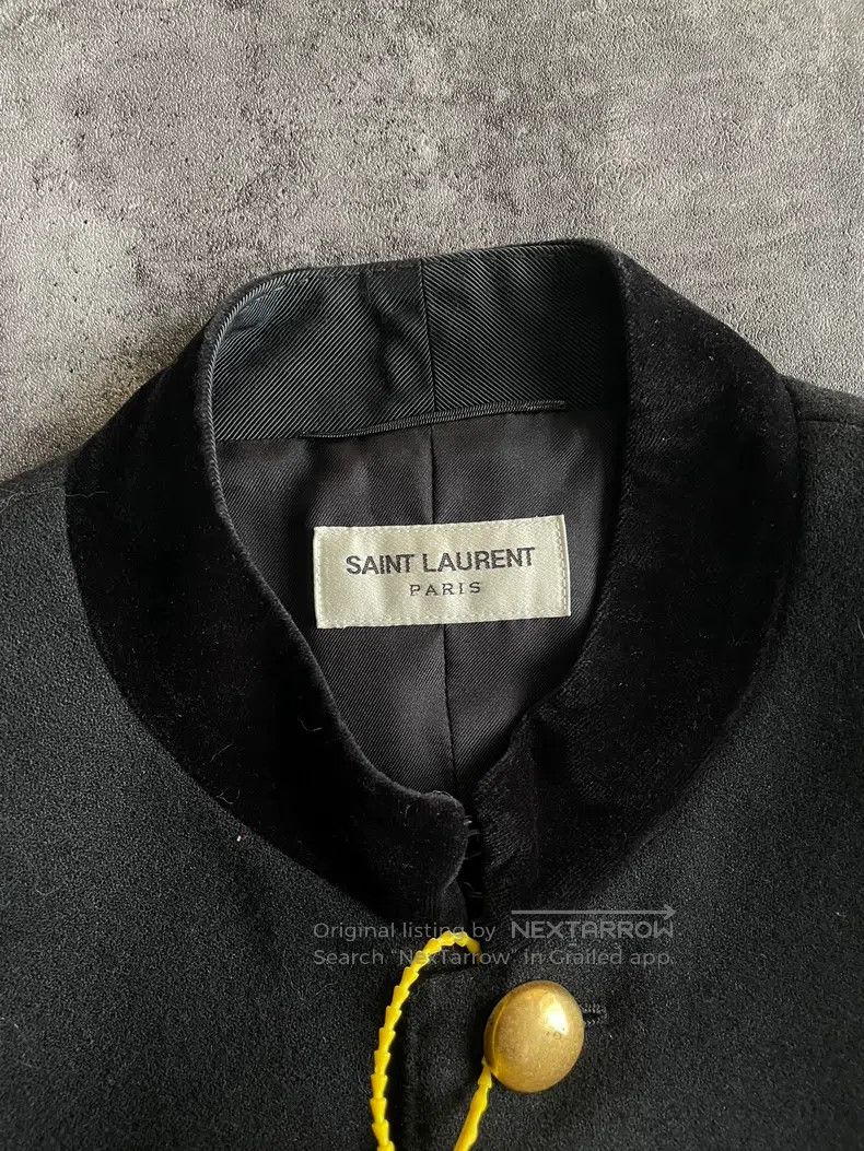 Saint Laurent Paris Saint Laurent Paris Velvet collar gold button Zhongshan su Size US S / EU 44-46 / 1 - 4 Thumbnail