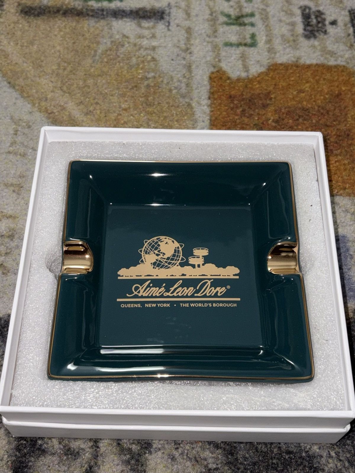 Aime Leon Dore Aime Leon Dore Unisphere Ashtray Botanical Green Size ONE SIZE - 3 Thumbnail