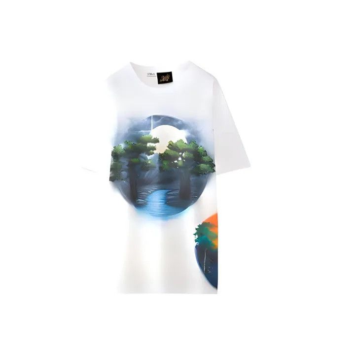 Loewe Loewe FW21 Printed White Short Sleeve T-Shirt Size US XL / EU 56 / 4 - 1 Thumbnail