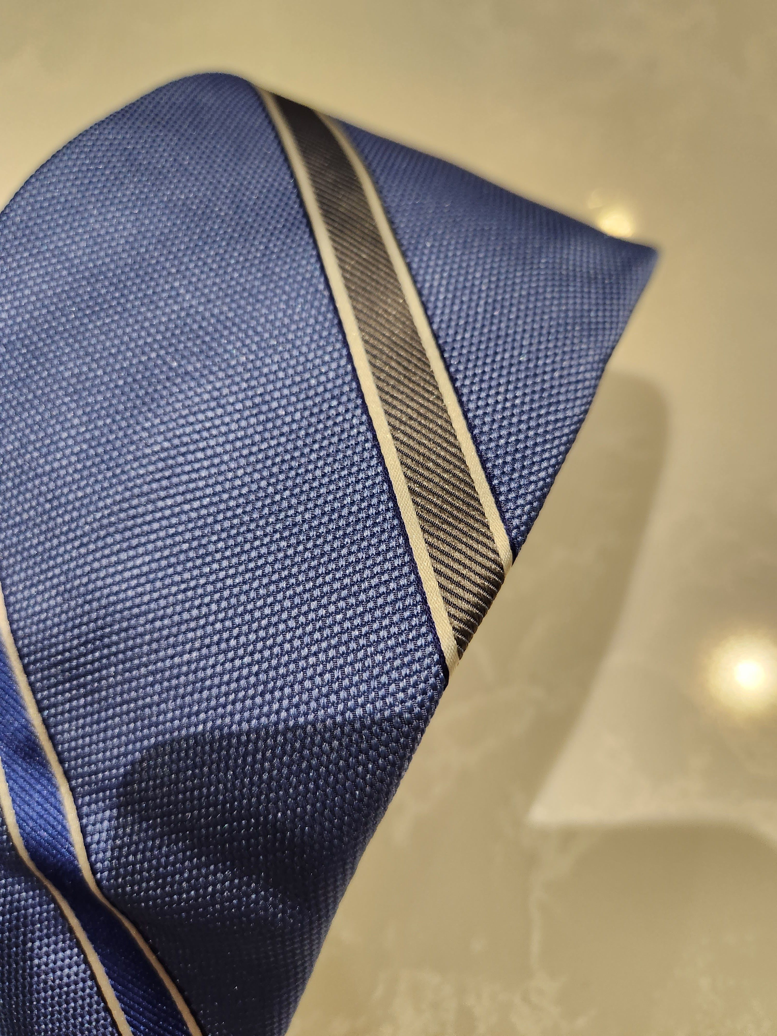 Brooks Brothers Preppy Blue Neck Tie Made in USA Size ONE SIZE - 3 Thumbnail