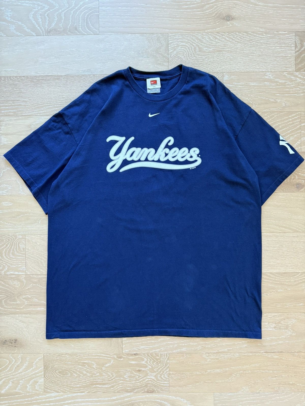 Nike New York Yankees Center Check MLB Shirt Size US XXL / EU 58 / 5 - 3 Thumbnail