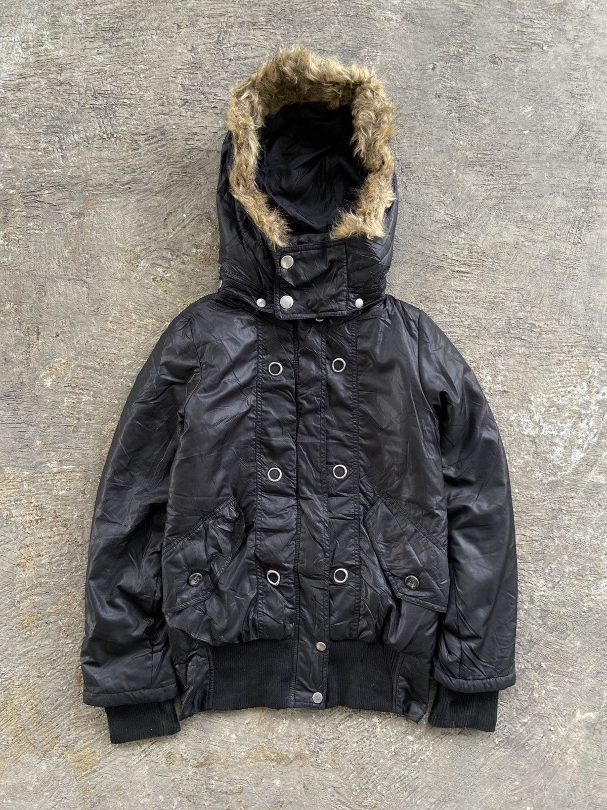 14th Addiction 2000s One Way - Vkei Apocalypse 14th Style Fur Jacket Size M / US 6-8 / IT 42-44 - 1 Thumbnail