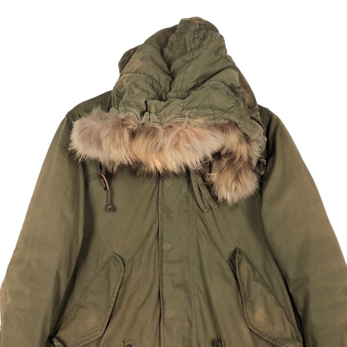 Avirex 🔥Vintage Parka Jacket Avirex USA Mink Fur Hoodie Bondage Size US S / EU 44-46 / 1 - 3 Thumbnail
