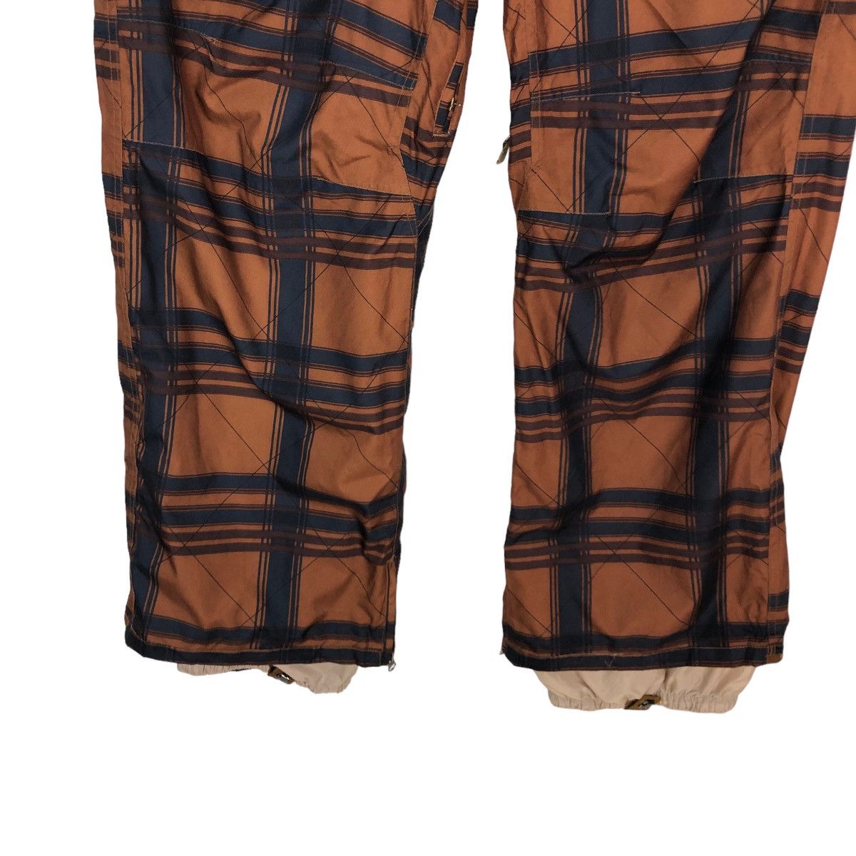 Japanese Brand 🔥VINTAGE RECCO SKI PANTS MULTI POCKET TARTAN DESIGN Size US 34 / EU 50 - 2 Thumbnail