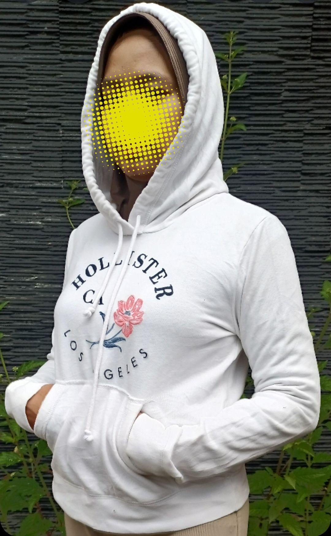 Hollister × Le Grande Bleu (L.G.B.) HOLLISTER CA 🌸 LOS ANGELES WHITE HOODIE Size US M / EU 48-50 / 2 - 4 Thumbnail