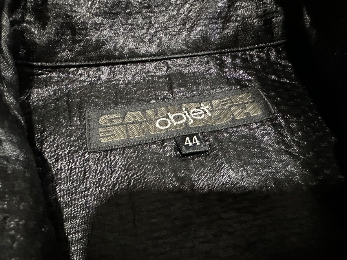 Gaultier Homme Objet × Jean Paul Gaultier 🔥Rare Vintage Jean Paul Gautier Objet Shirt Black Sheer Size US M / EU 48-50 / 2 - 14 Thumbnail