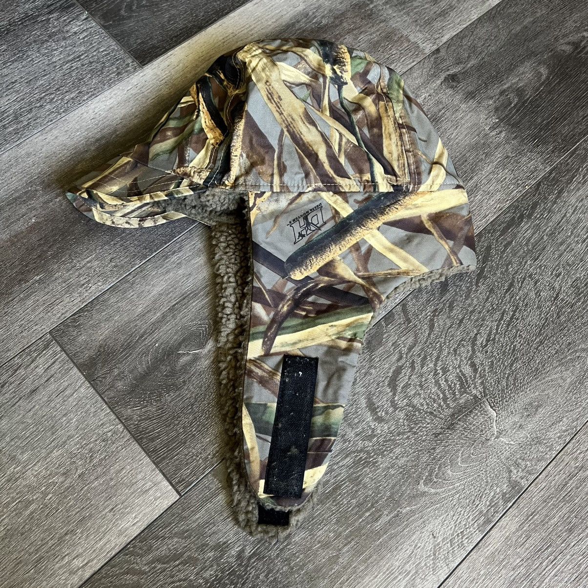 Columbia Vintage Columbia Fleece Lined Delta X Hunter Camo Winter Hat Size ONE SIZE - 3 Thumbnail