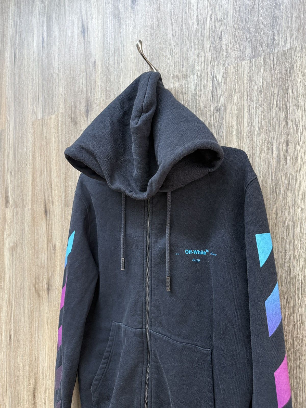 Off-White Off White Zip Up Hoodie Size US S / EU 44-46 / 1 - 5 Thumbnail