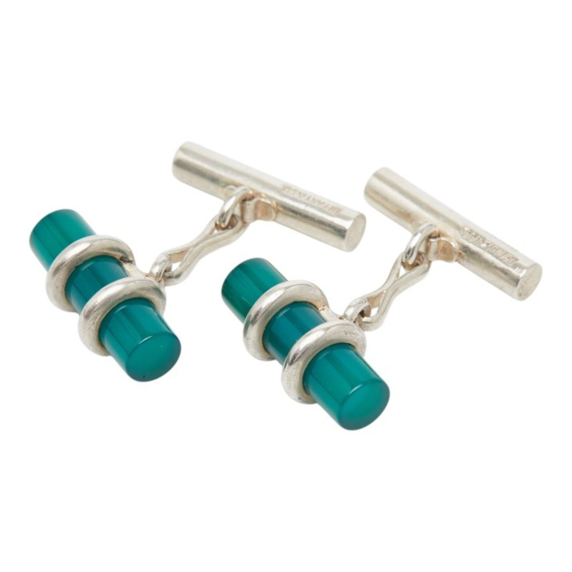 Tiffany & Co. Tiffany & Co. Cufflinks, Sterling Silver, Colored Stone, Men's. Size ONE SIZE - 1 Thumbnail