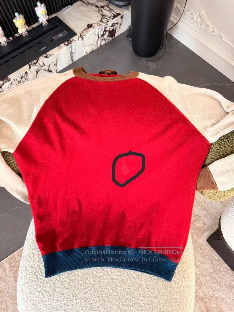 Loro Piana Loro Piana Colorblock Knit Sweater, 100% Cashmere Size US L / EU 52-54 / 3 - 6 Thumbnail